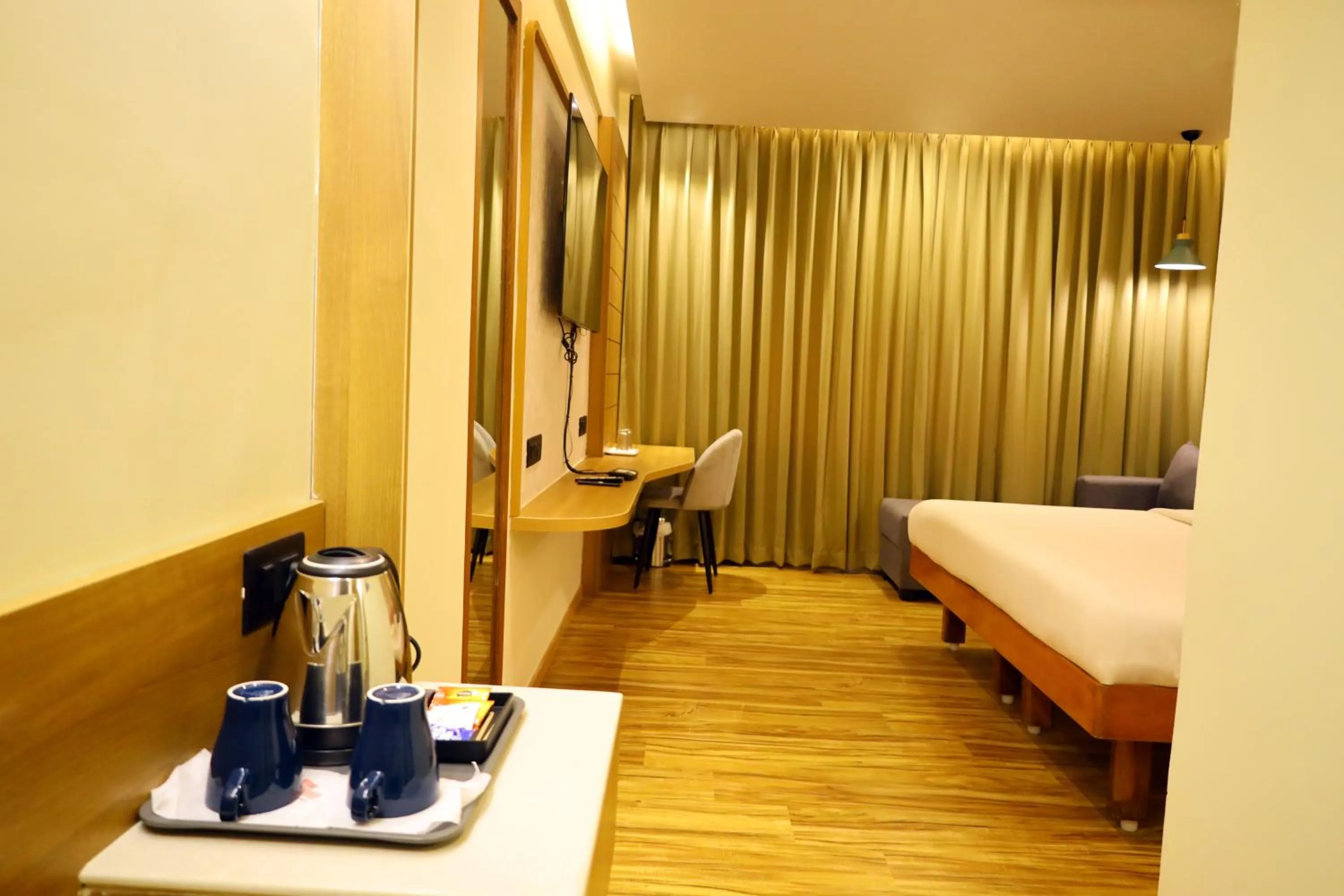 Bed in Hotel Surguru