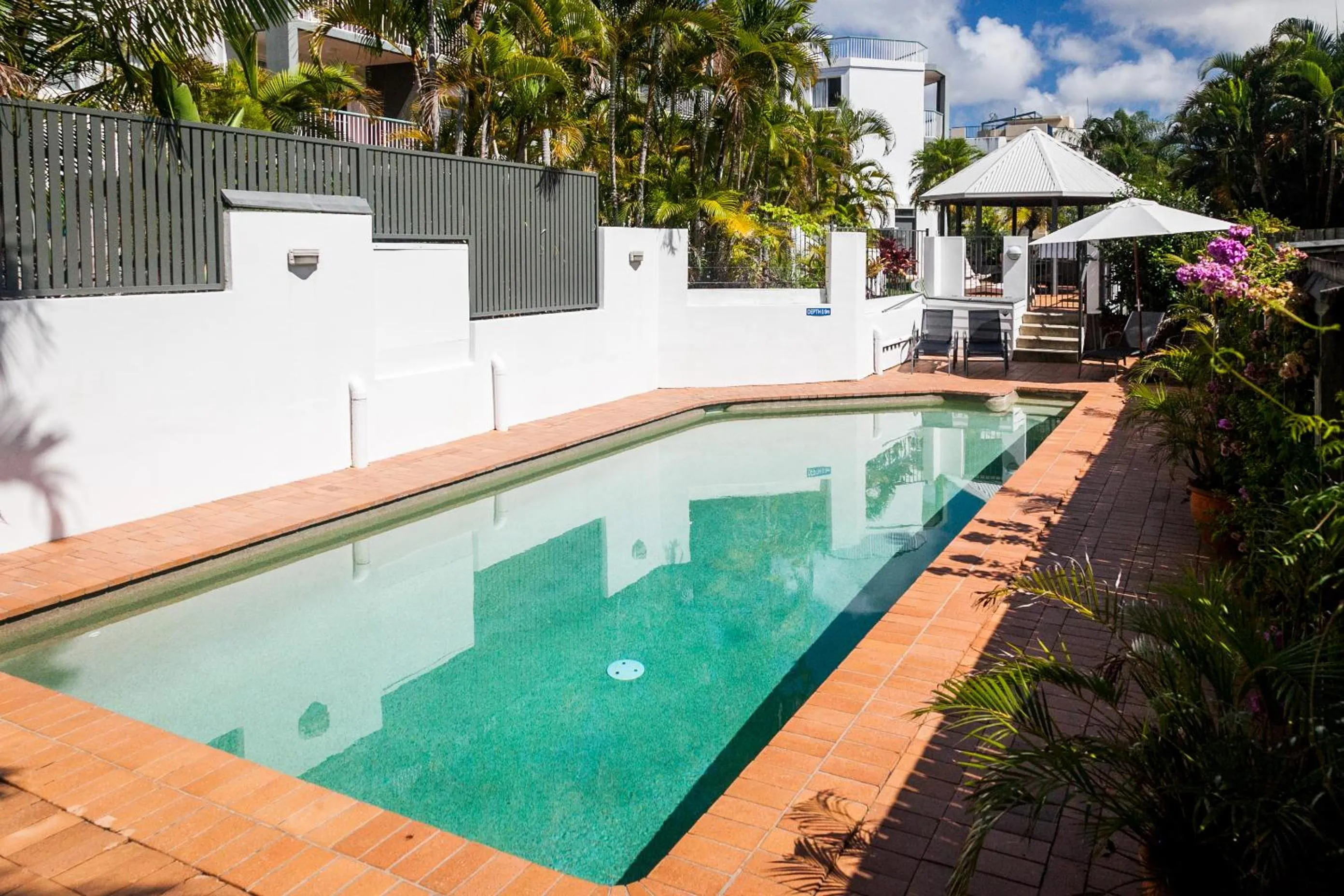 Swimming pool in Dockside Apartments Mooloolaba