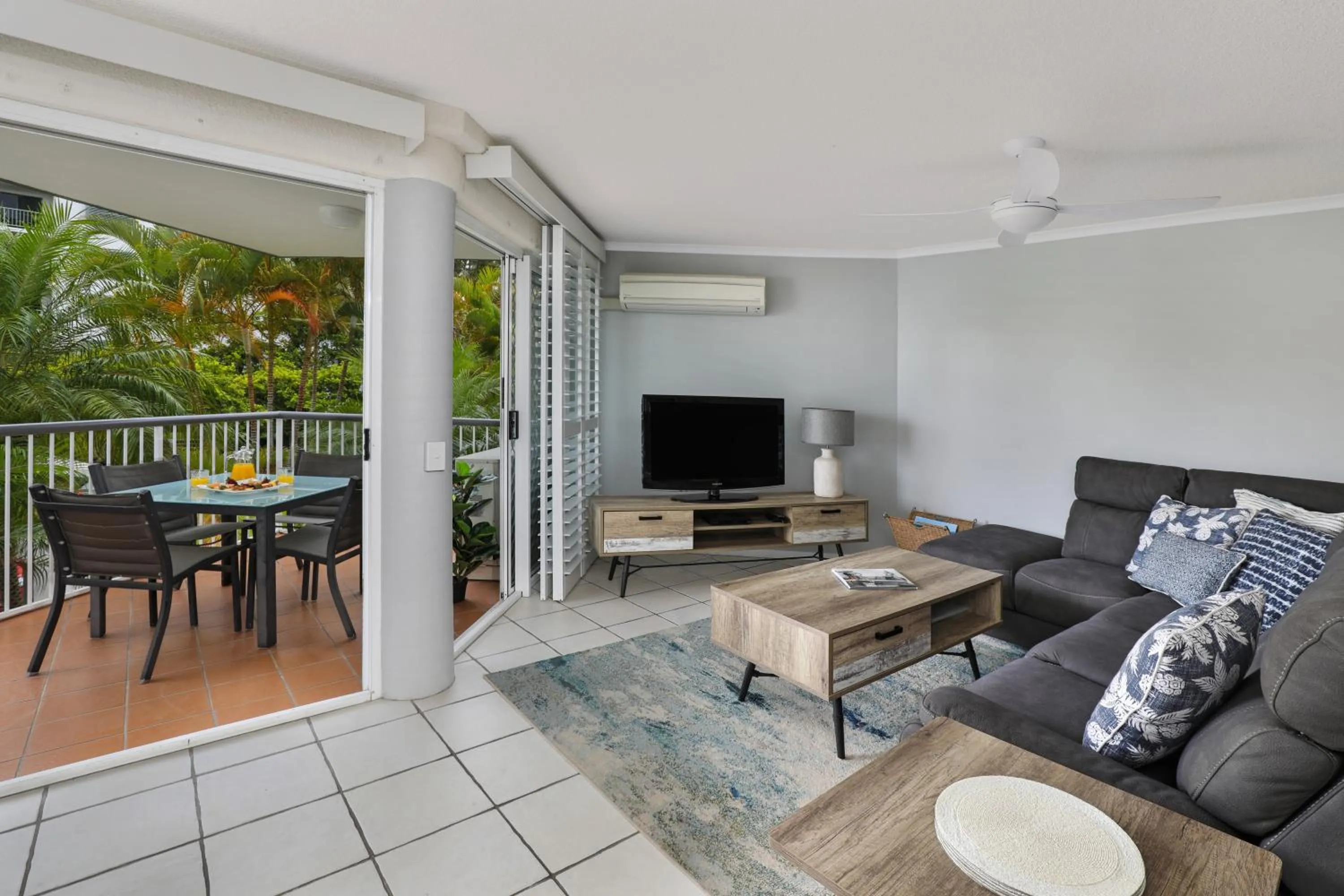 Living room in Dockside Apartments Mooloolaba