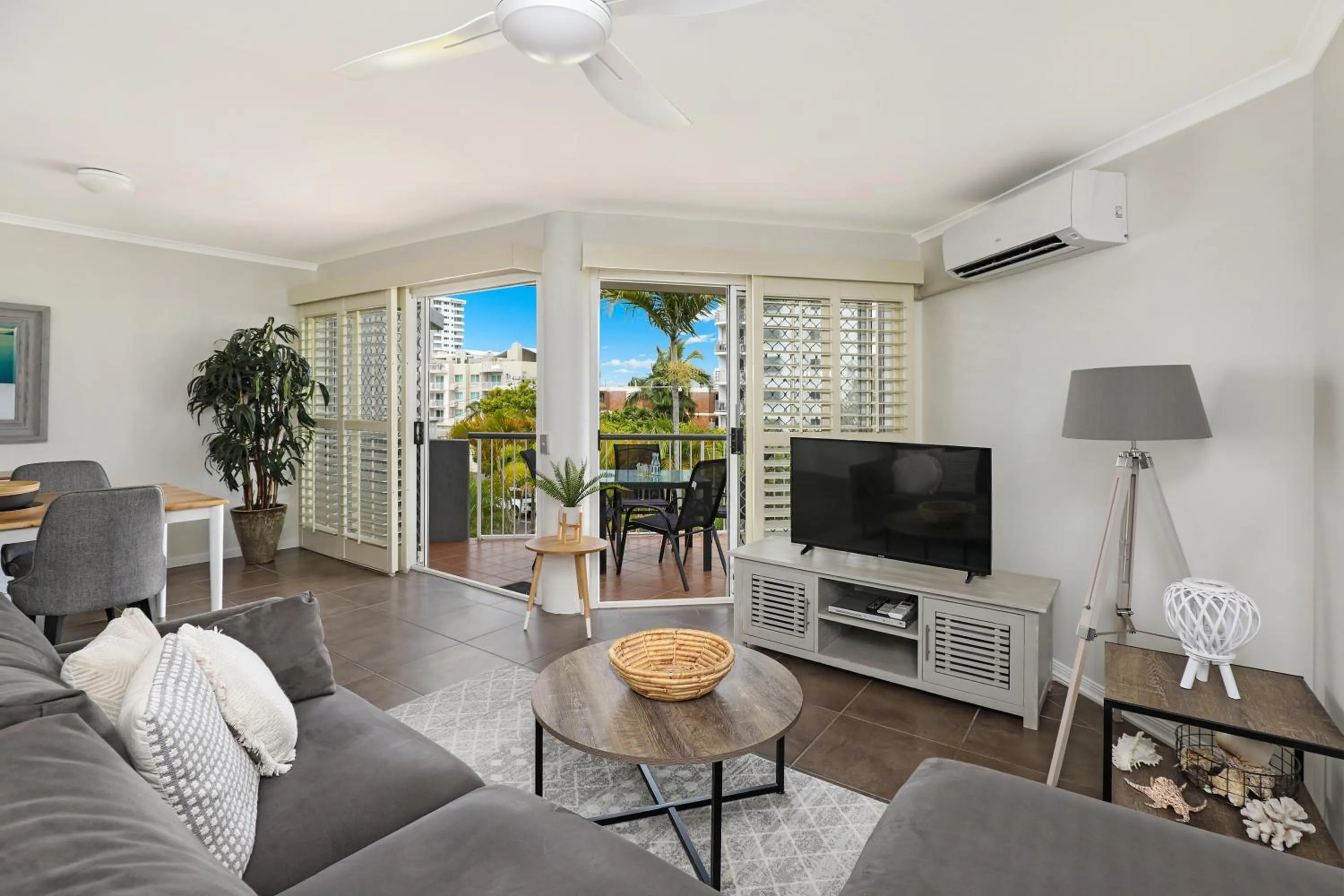 Living room in Dockside Apartments Mooloolaba