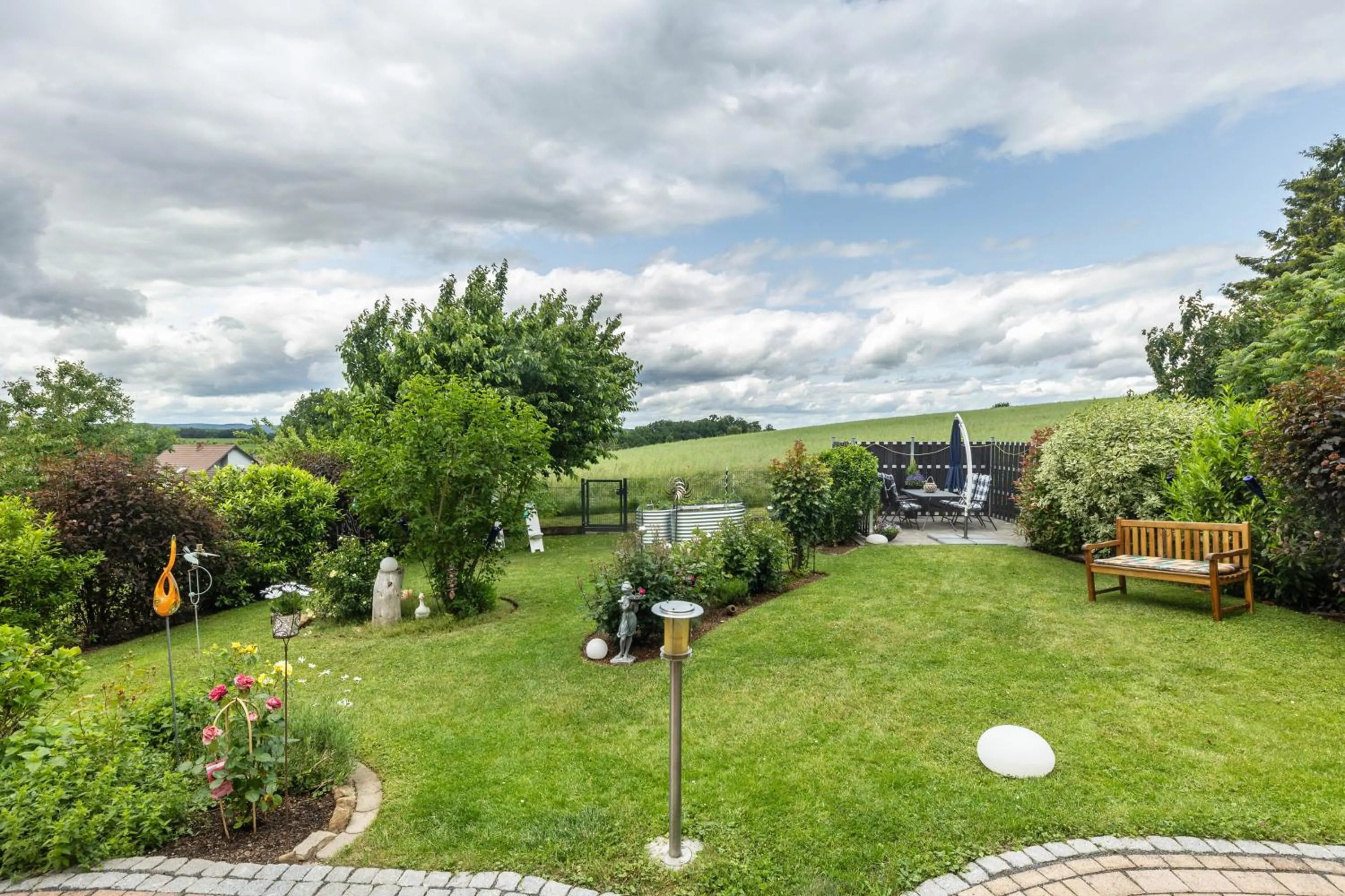 Property building in Ferienwohnung Landblick