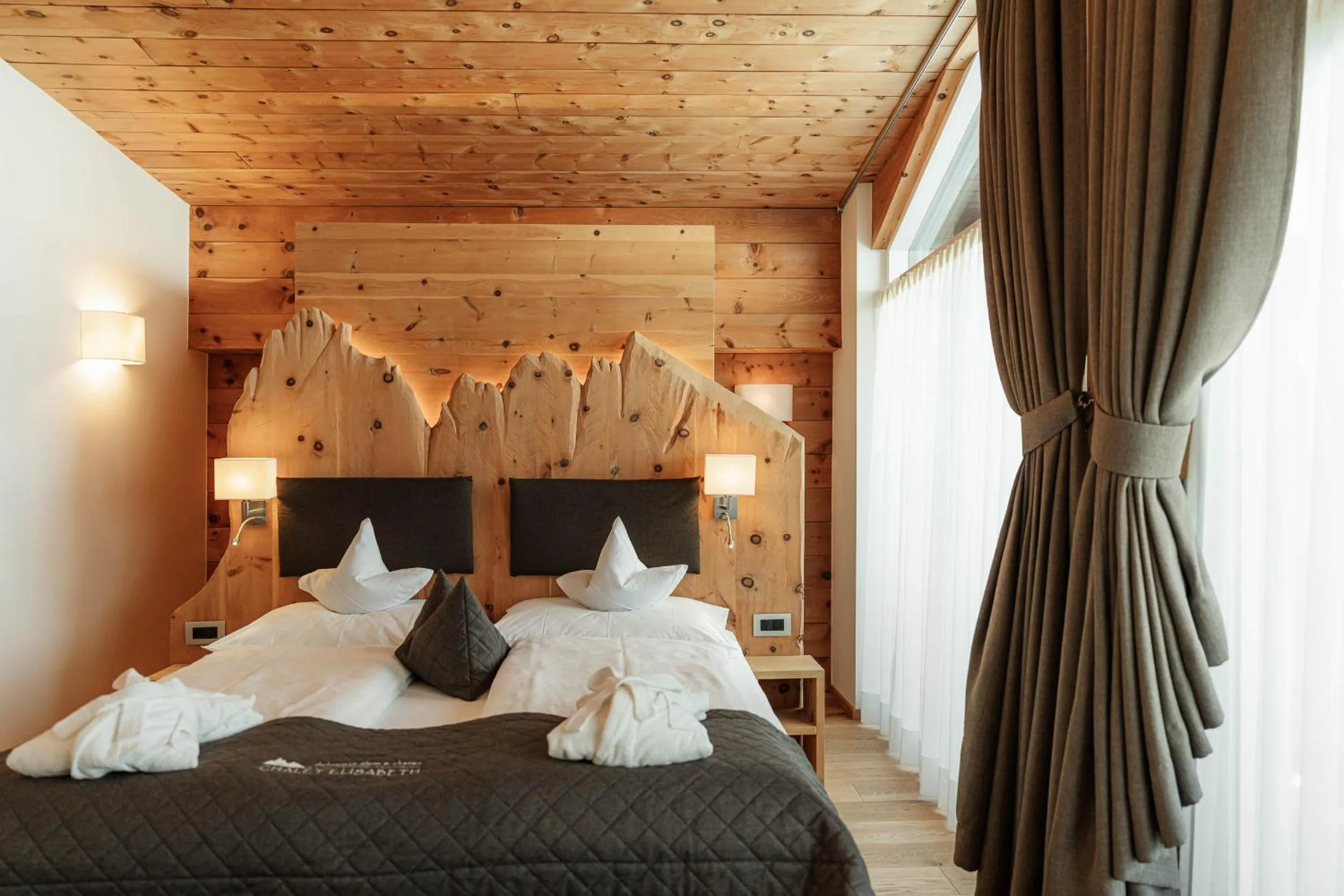 Bed in Chalet Elisabeth dolomites alpin & charme