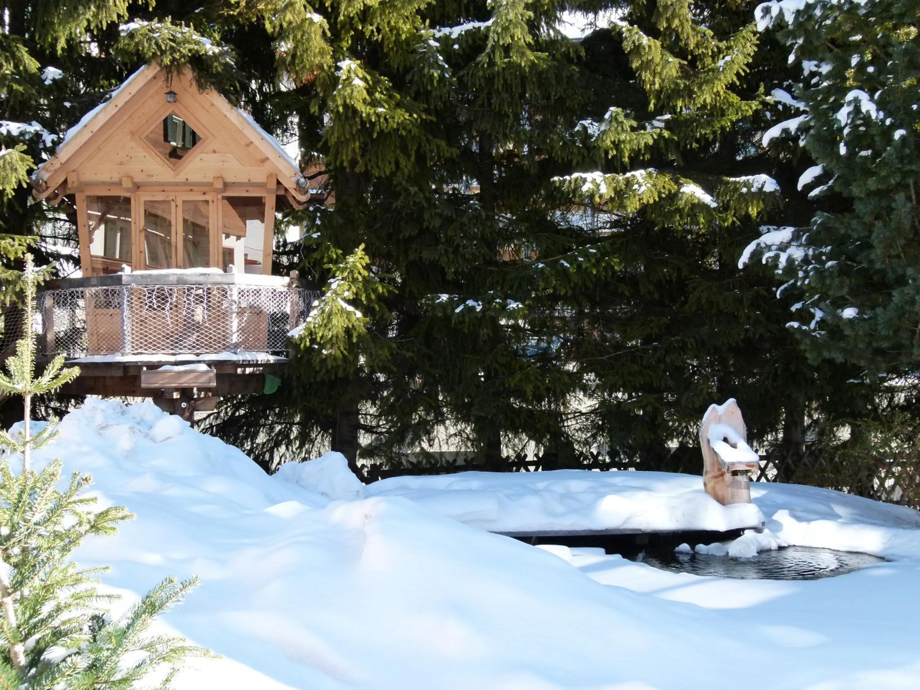 Garden in Chalet Elisabeth dolomites alpin & charme