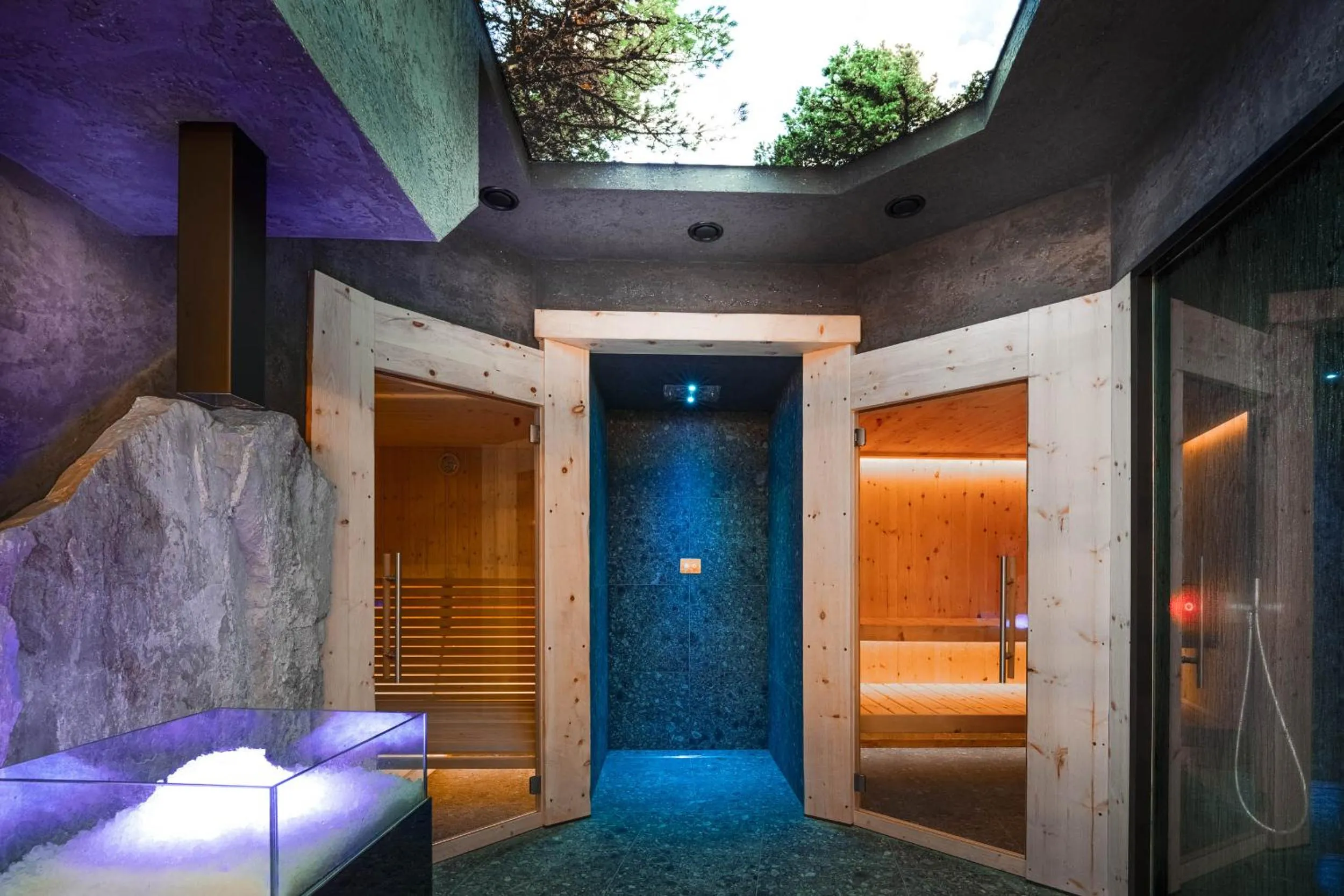 Sauna in Chalet Elisabeth dolomites alpin & charme