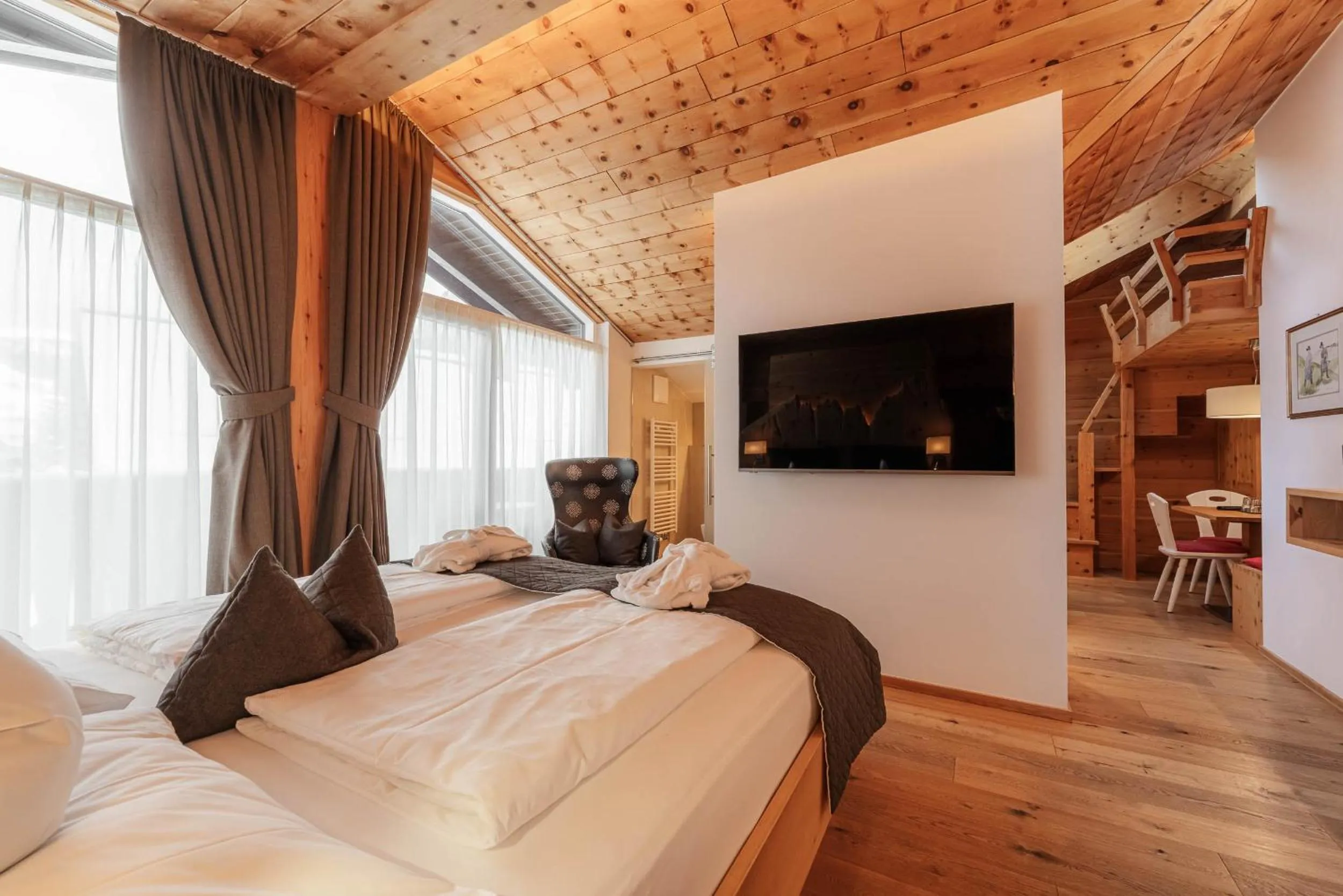Bed in Chalet Elisabeth dolomites alpin & charme