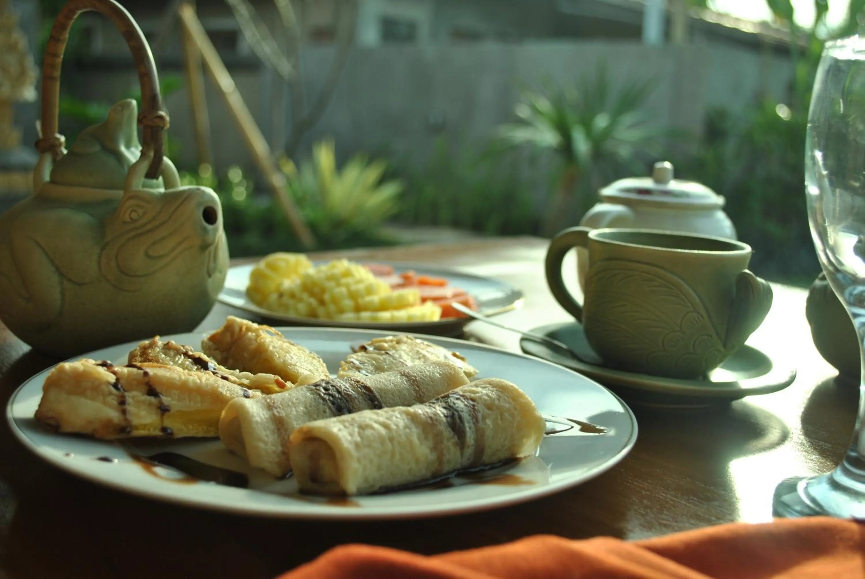 American breakfast in Trijaya Guest House Pemuteran