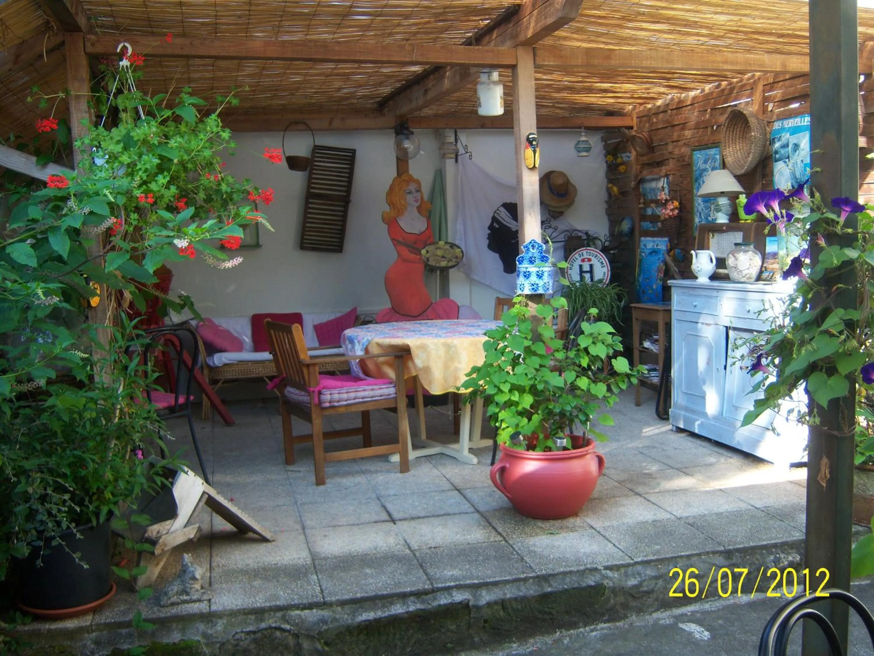 Patio in Chambres d'hôtes Andrea