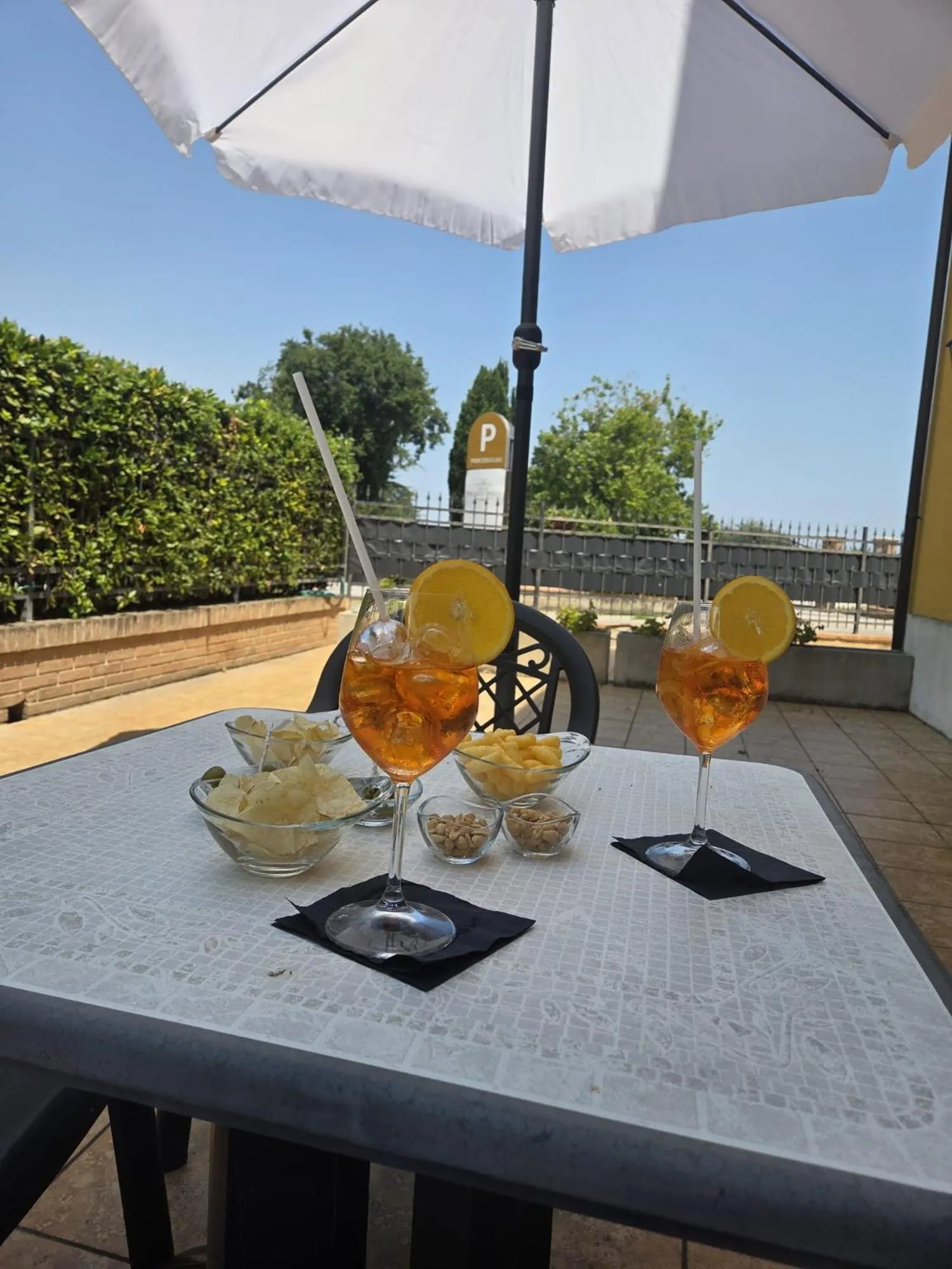 Patio in Hotel Palazzo Bello