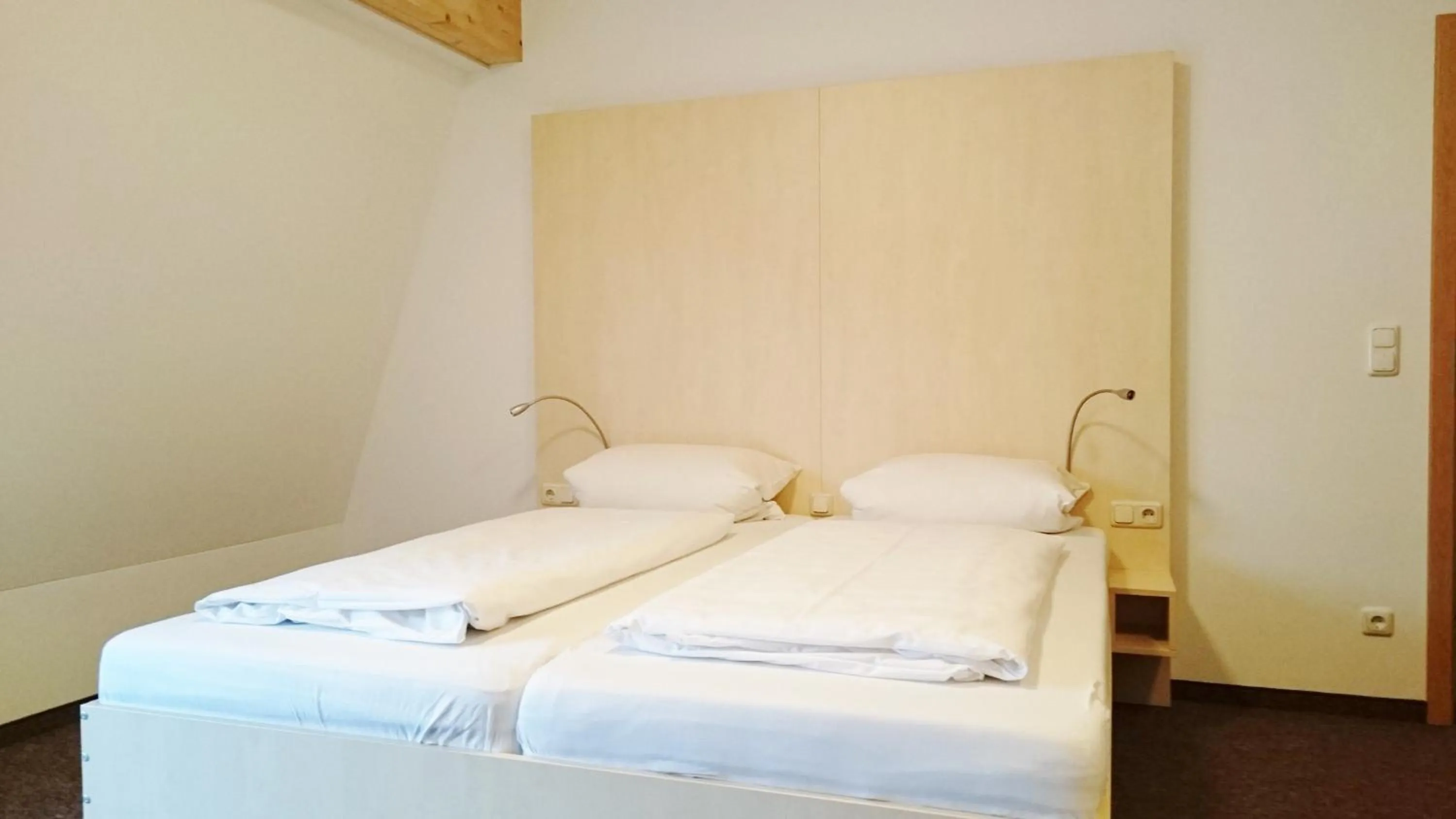 Decorative detail, Bed in Gästehaus Langhammer