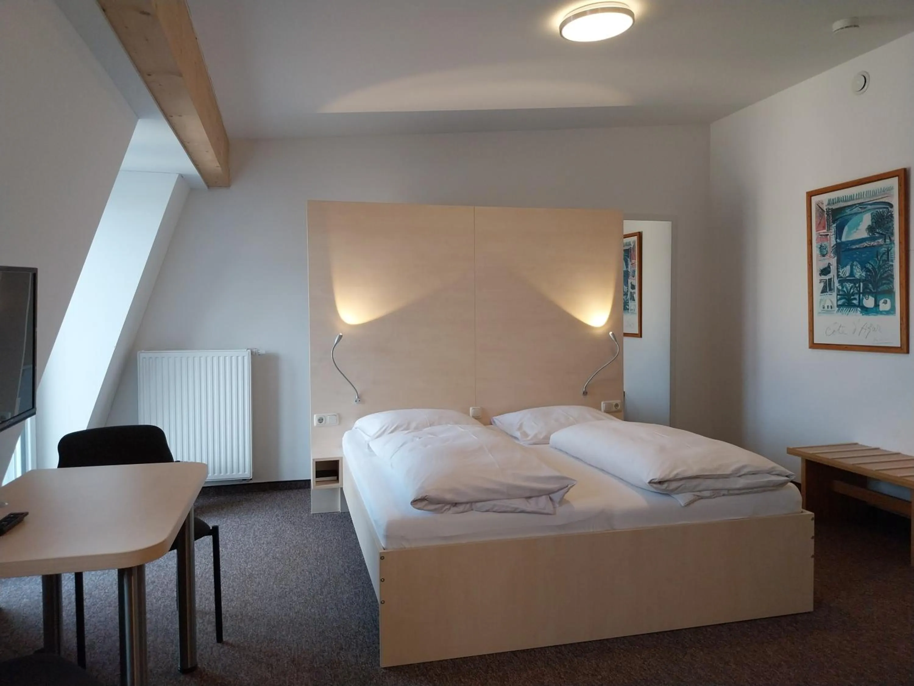 Bed in Gästehaus Langhammer