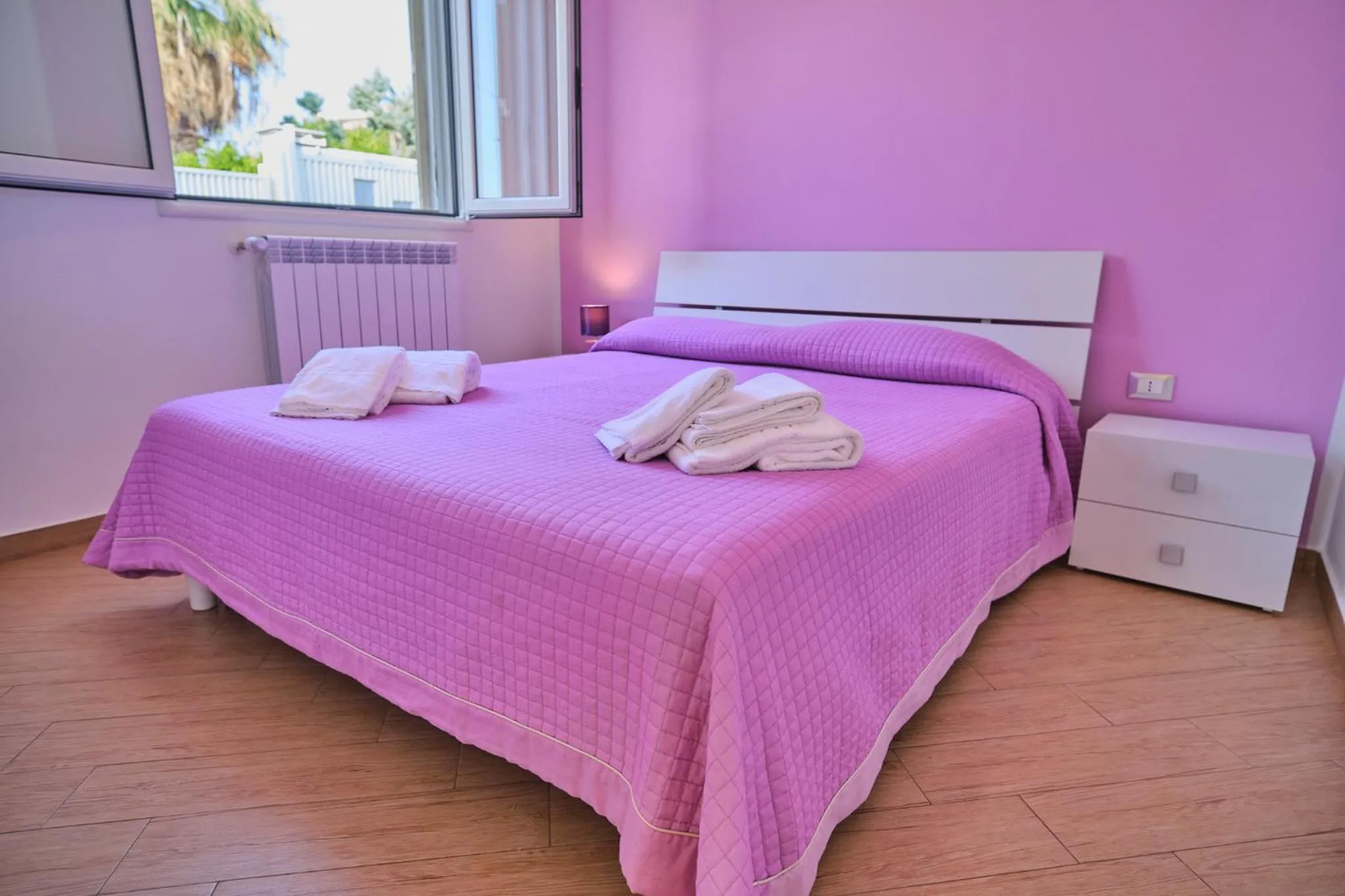 Bedroom, Bed in Villa Sicilia
