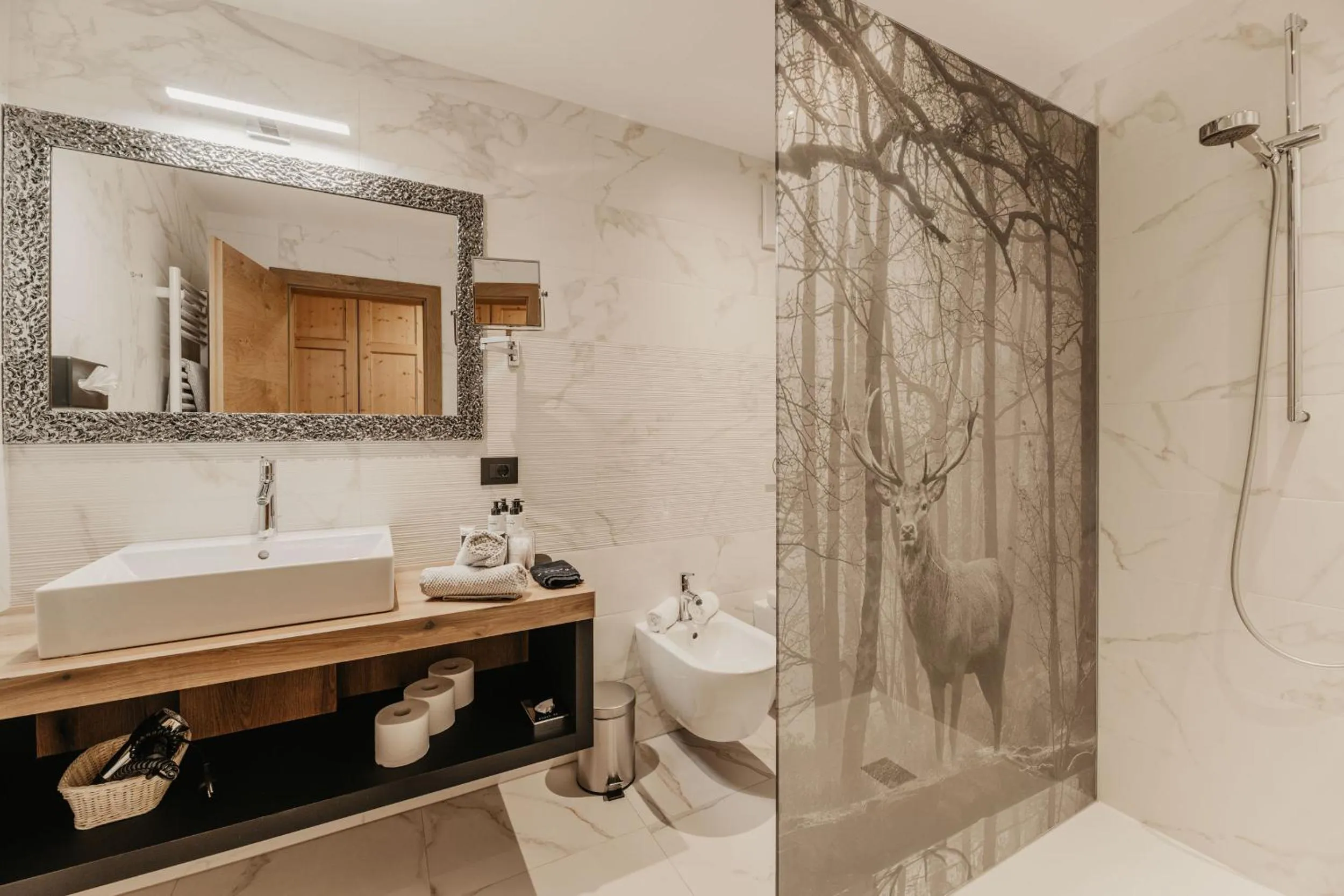 Bathroom in Freina Mountain Lifestyle Hotel