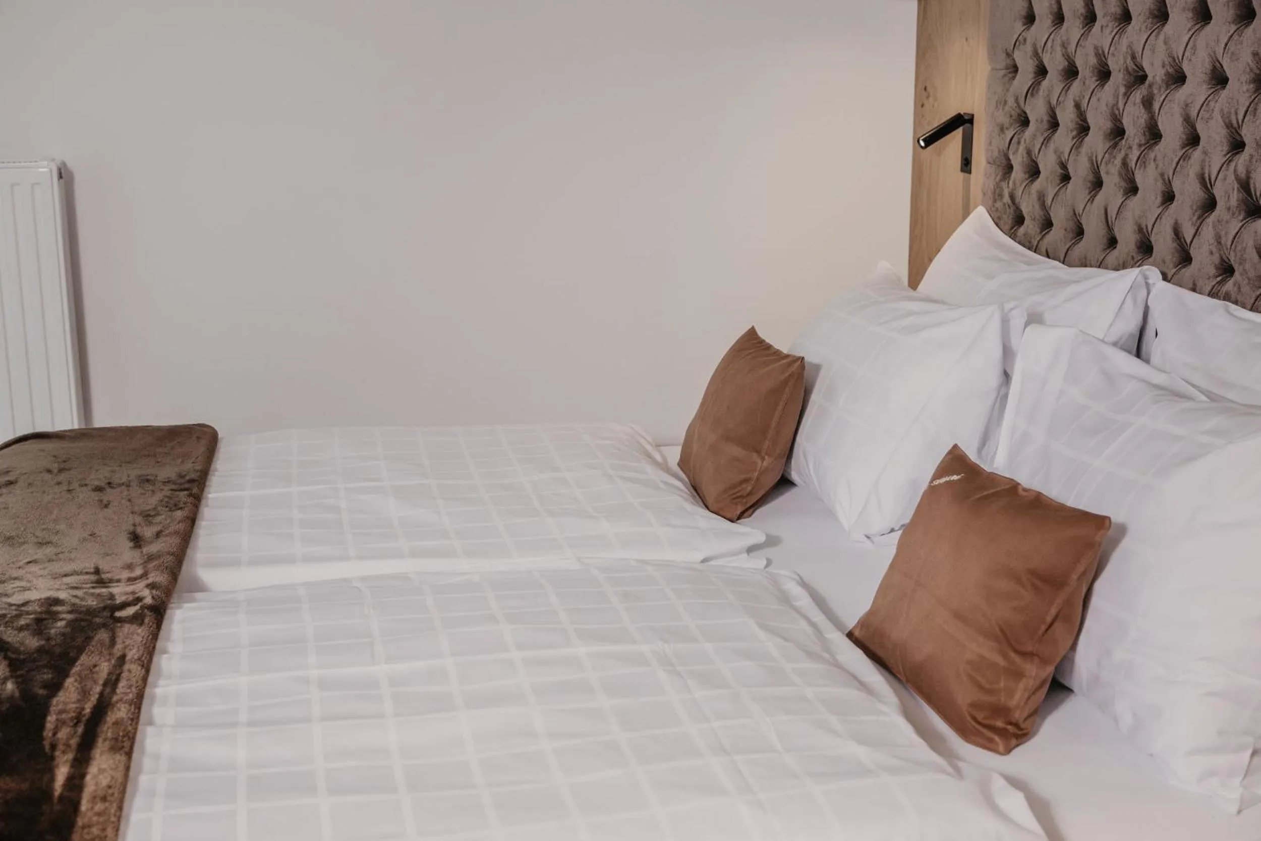 Bed in Freina Mountain Lifestyle Hotel