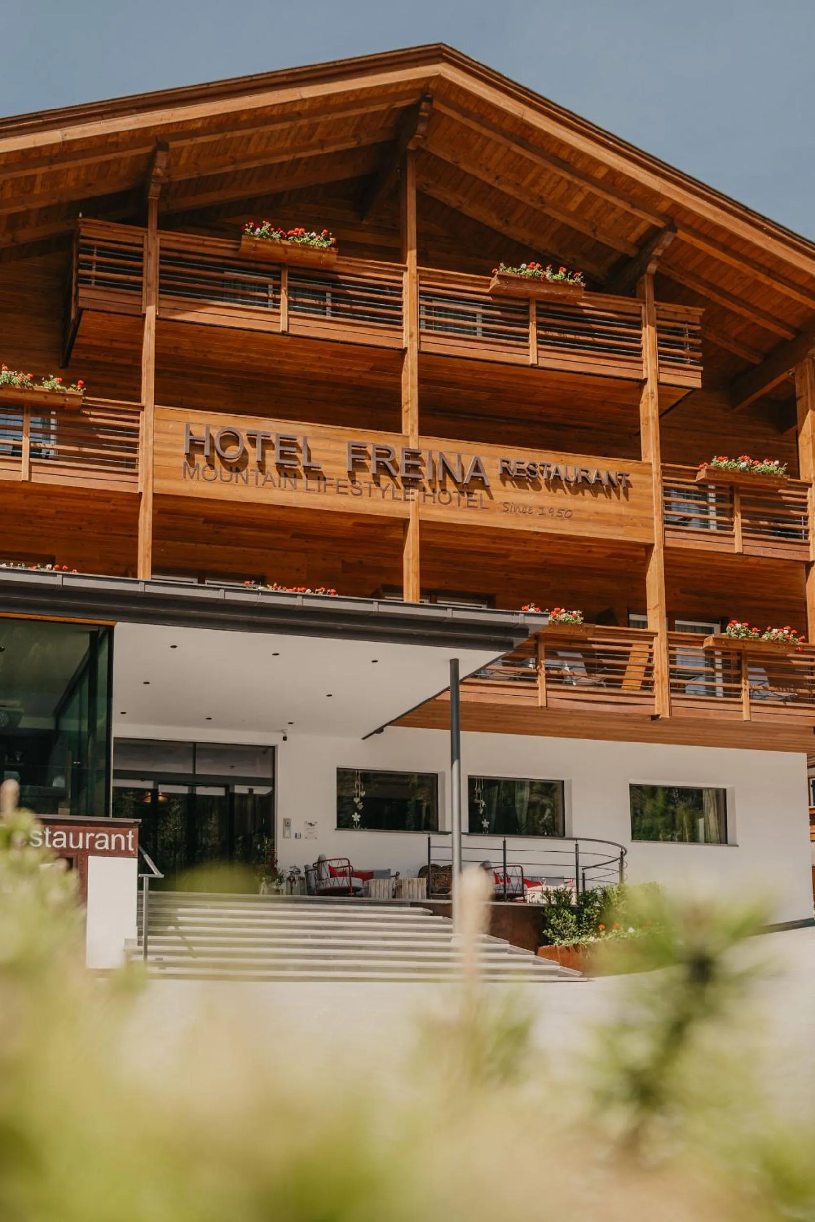 Facade/entrance in Freina Mountain Lifestyle Hotel