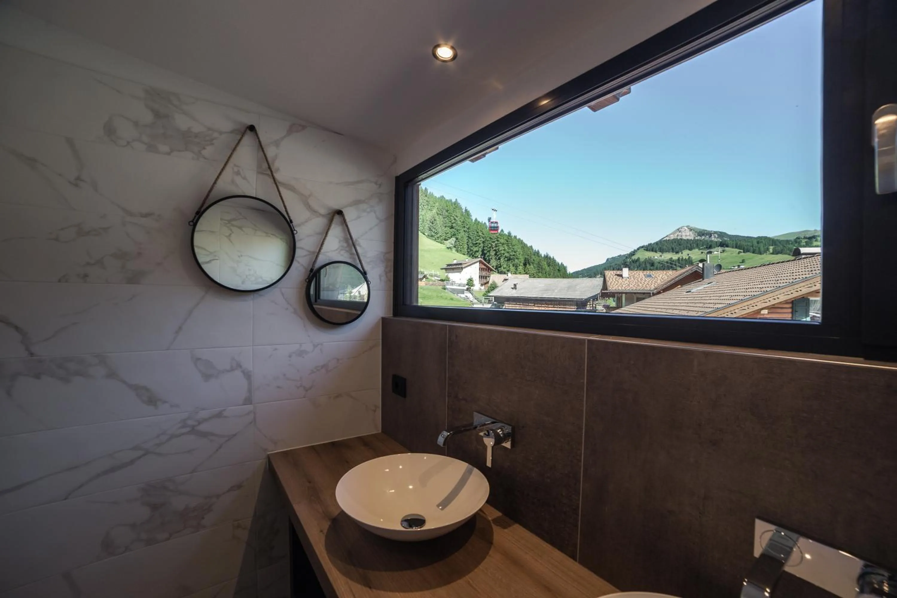 Bathroom in Freina Mountain Lifestyle Hotel