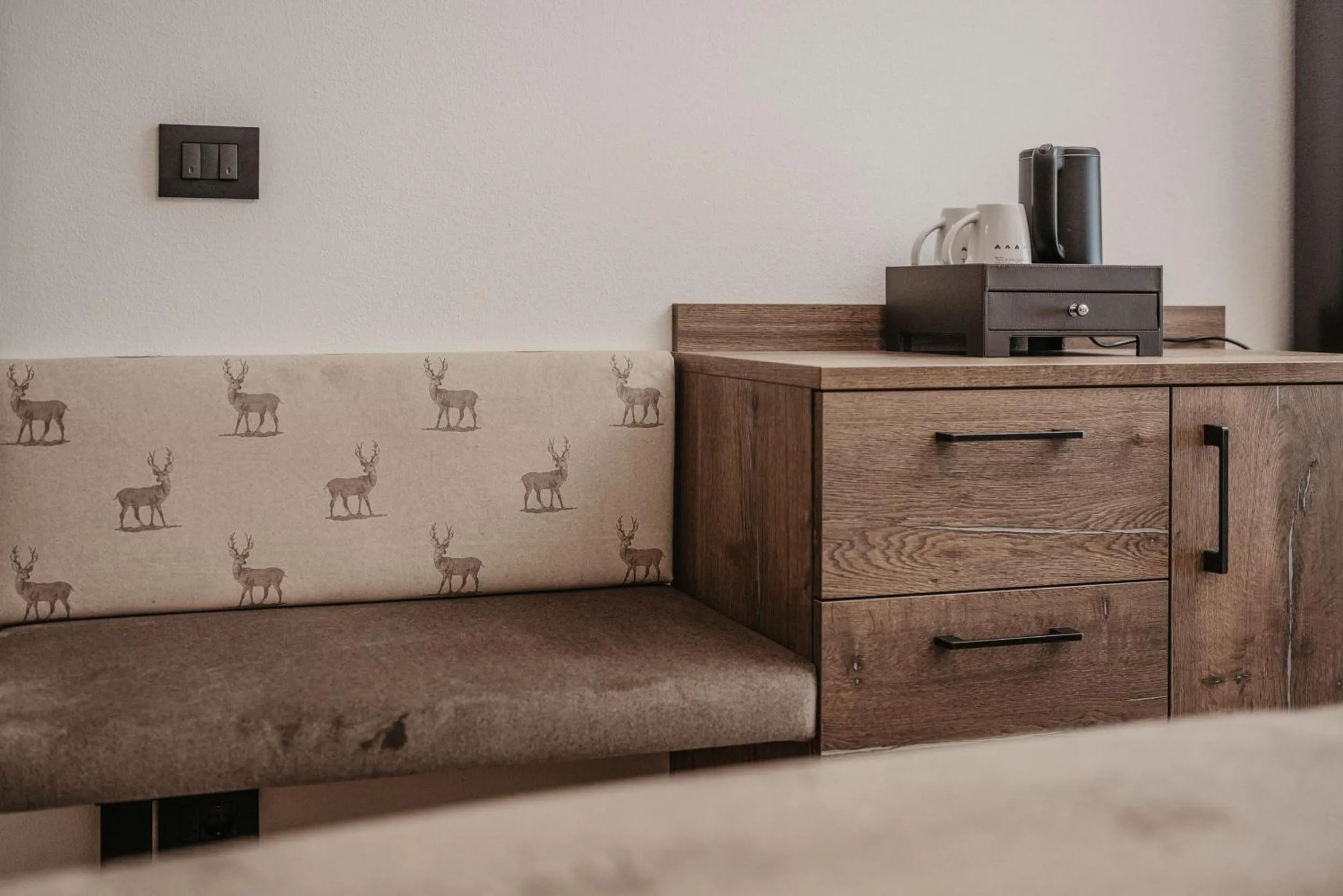 Seating area in Freina Mountain Lifestyle Hotel