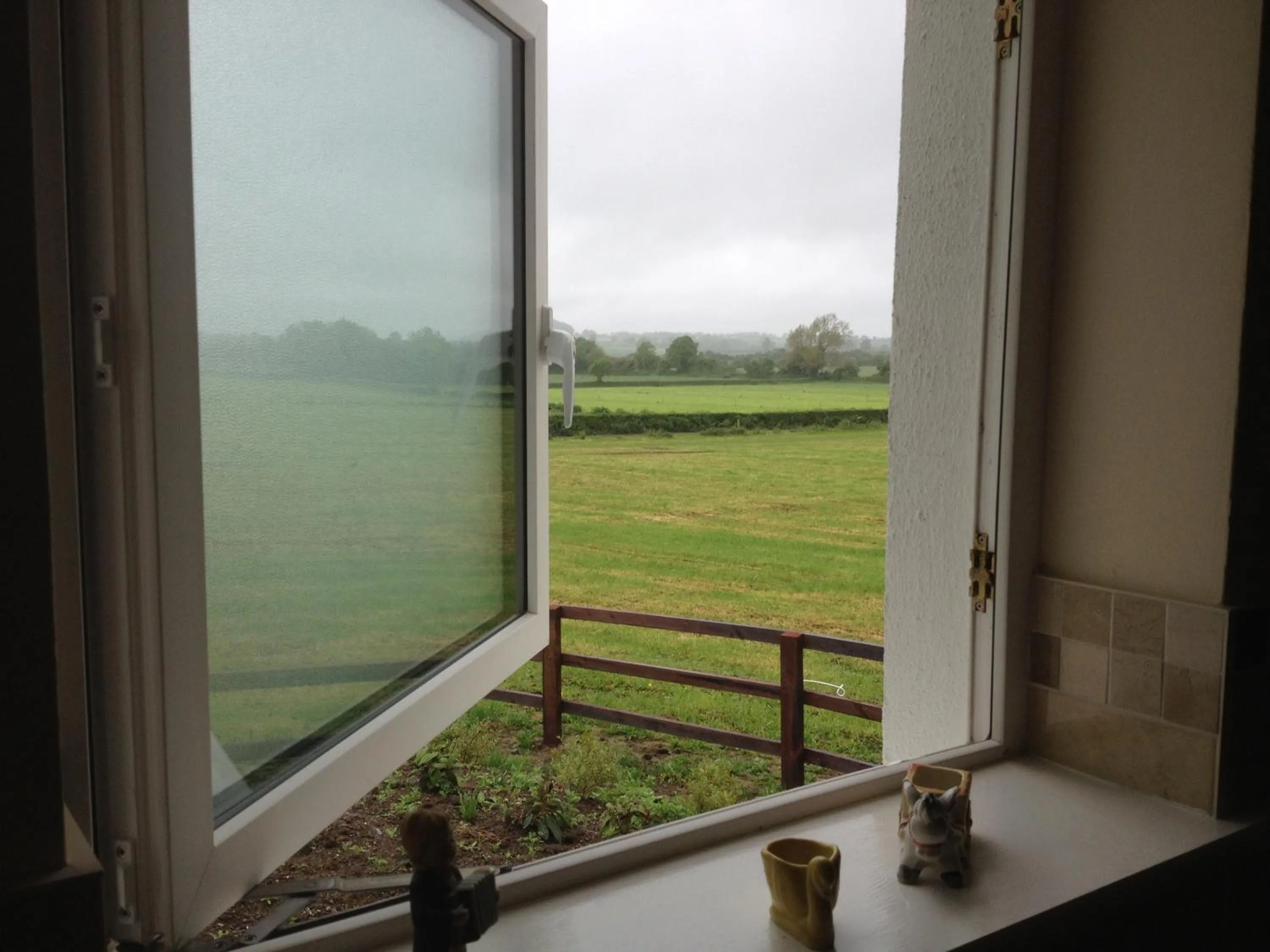 Garden view in Ballindrum Farm B&B