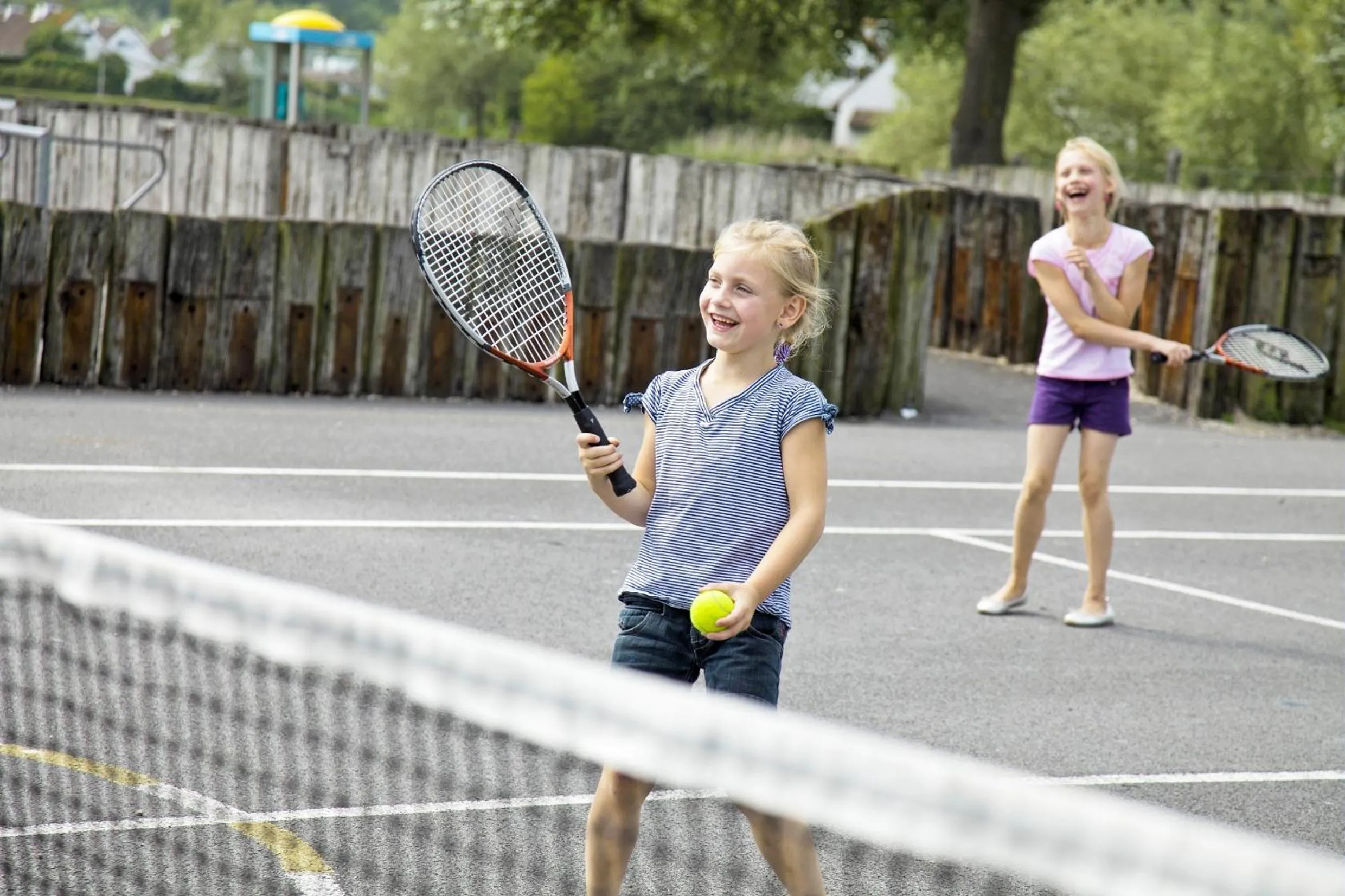Tennis court in Sunparks Oostduinkerke - Plopsaland