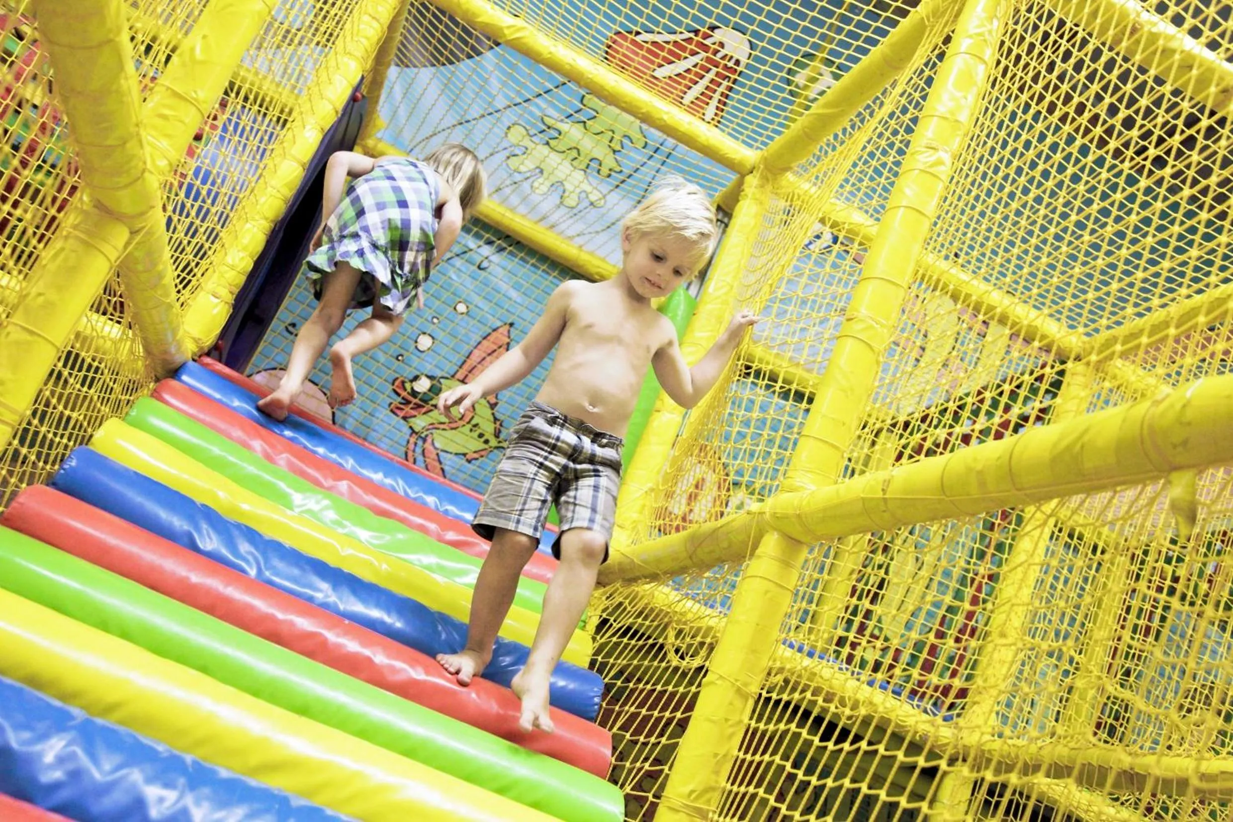Children play ground in Sunparks Oostduinkerke - Plopsaland