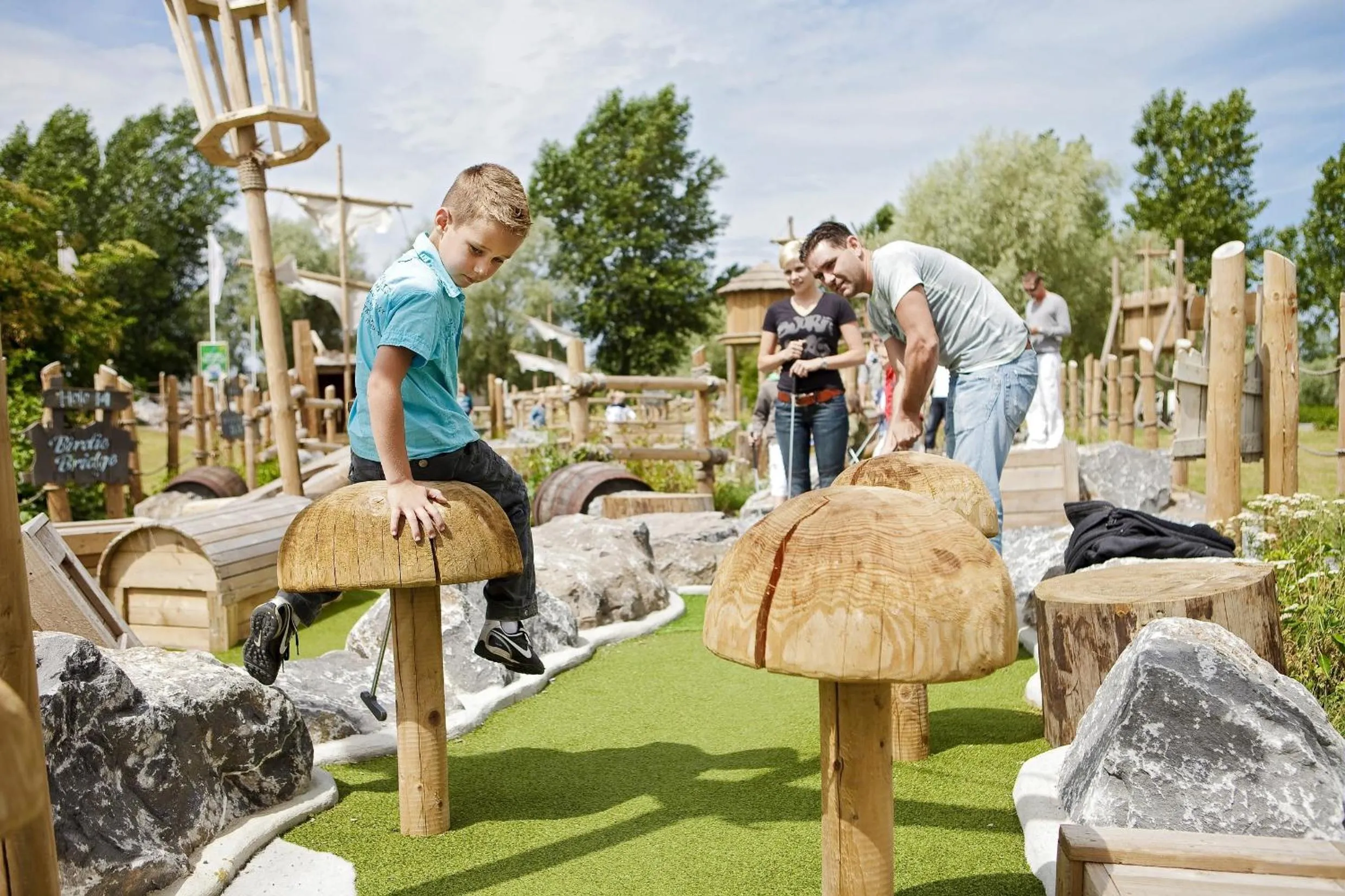 Minigolf in Sunparks Oostduinkerke - Plopsaland