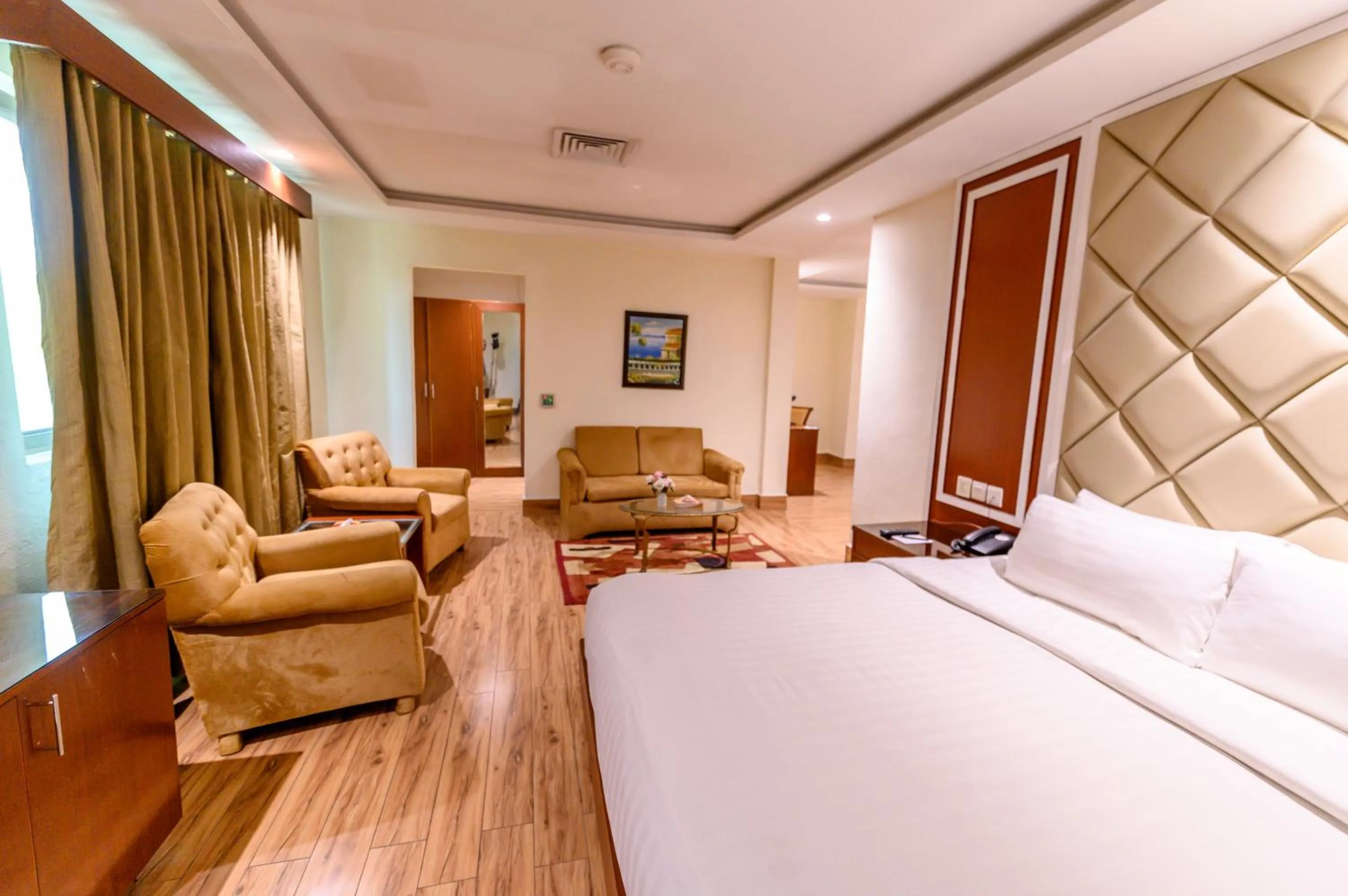 Bed in Hotel One Faisalabad