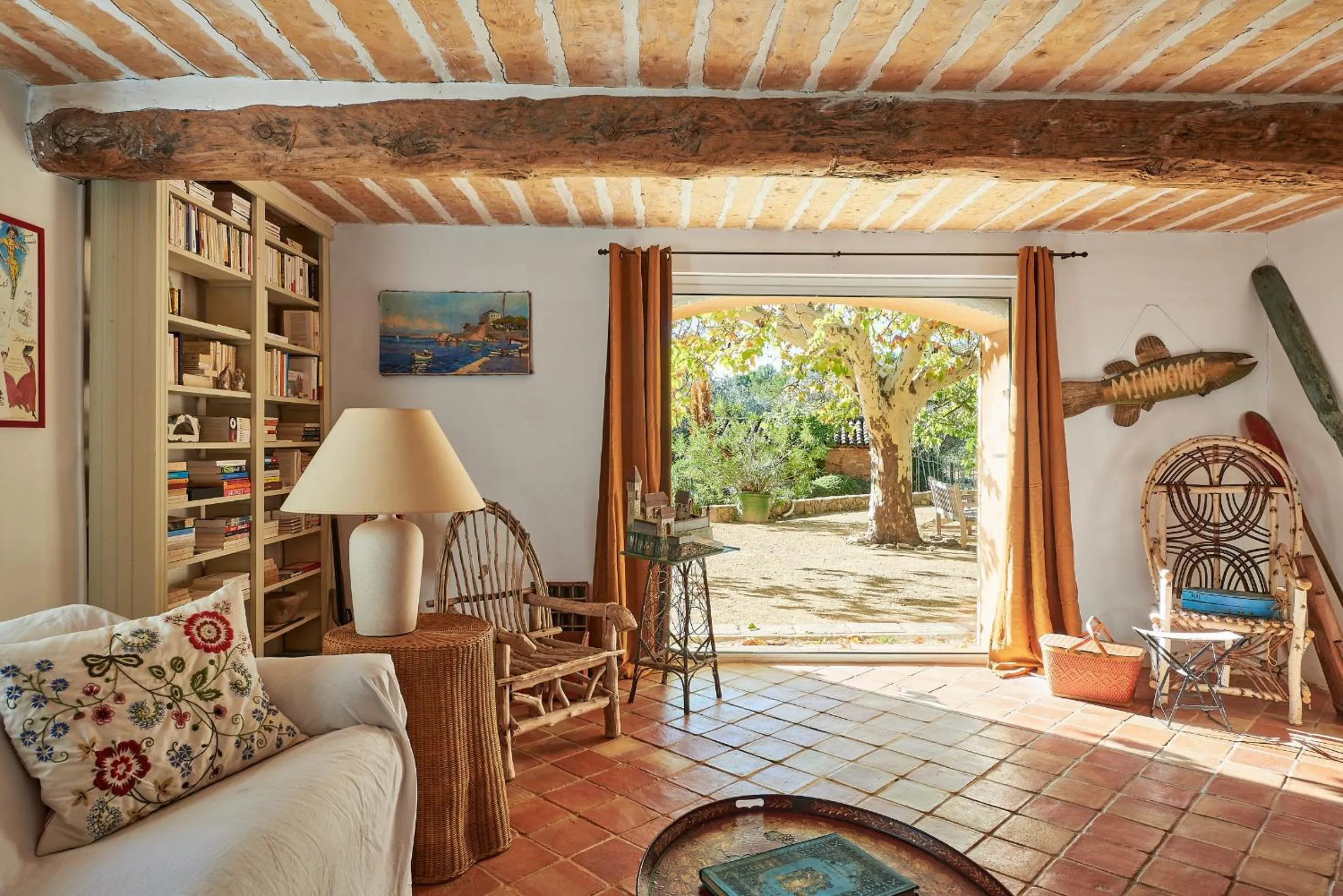 Living room in Château de Berne