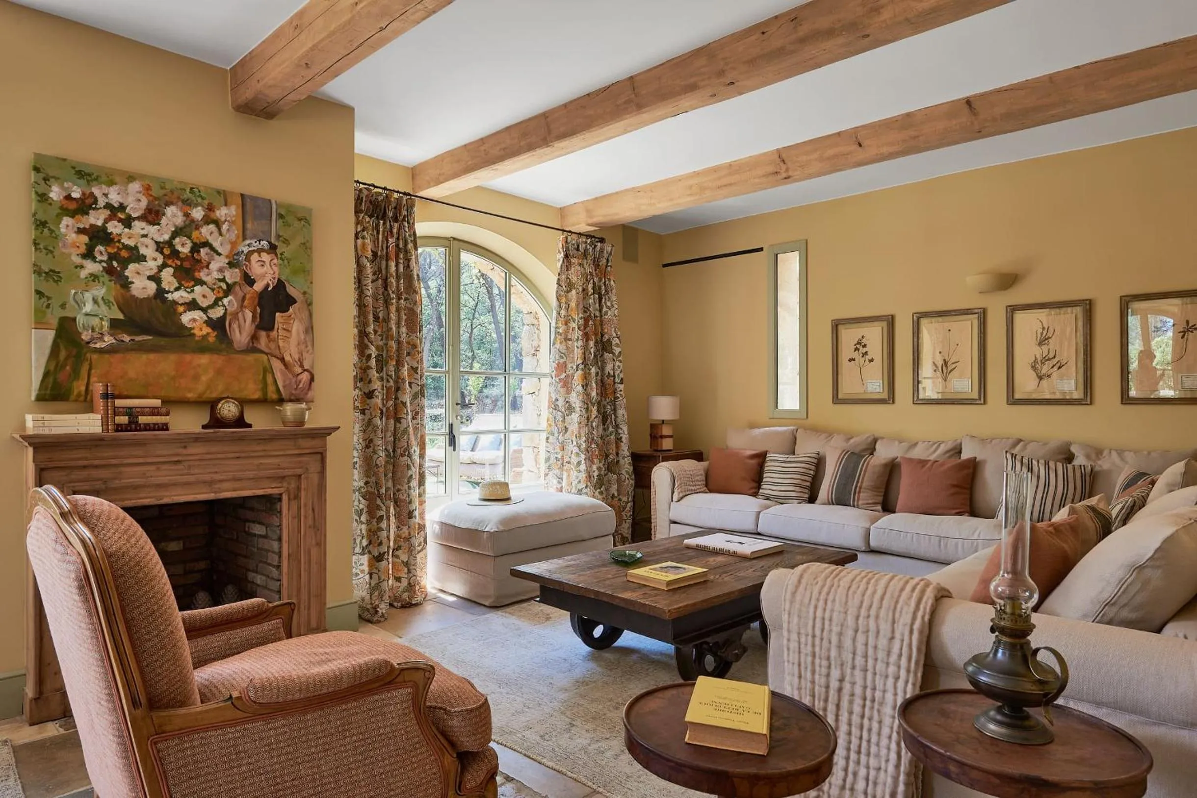 Living room in Château de Berne