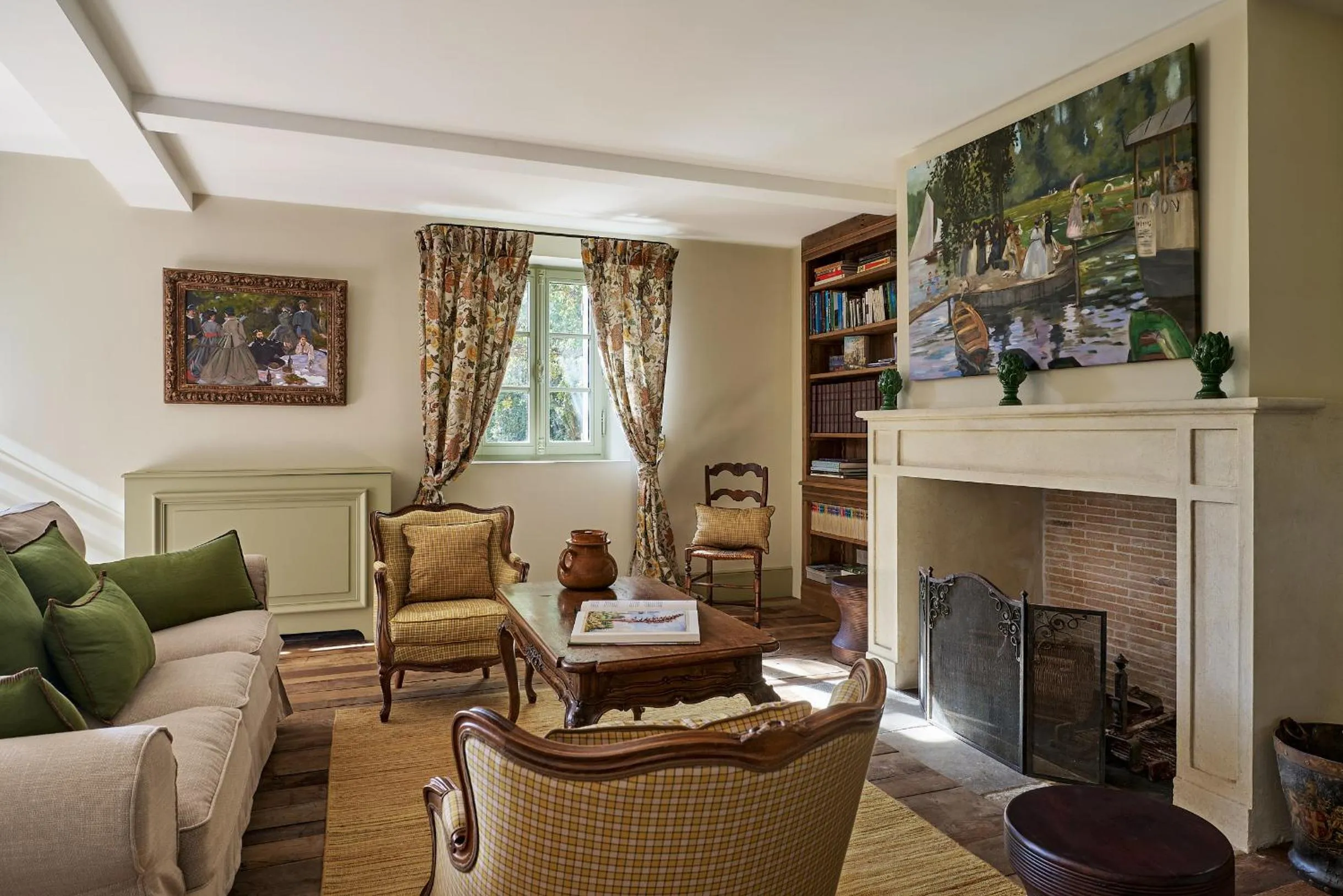 Living room in Château de Berne