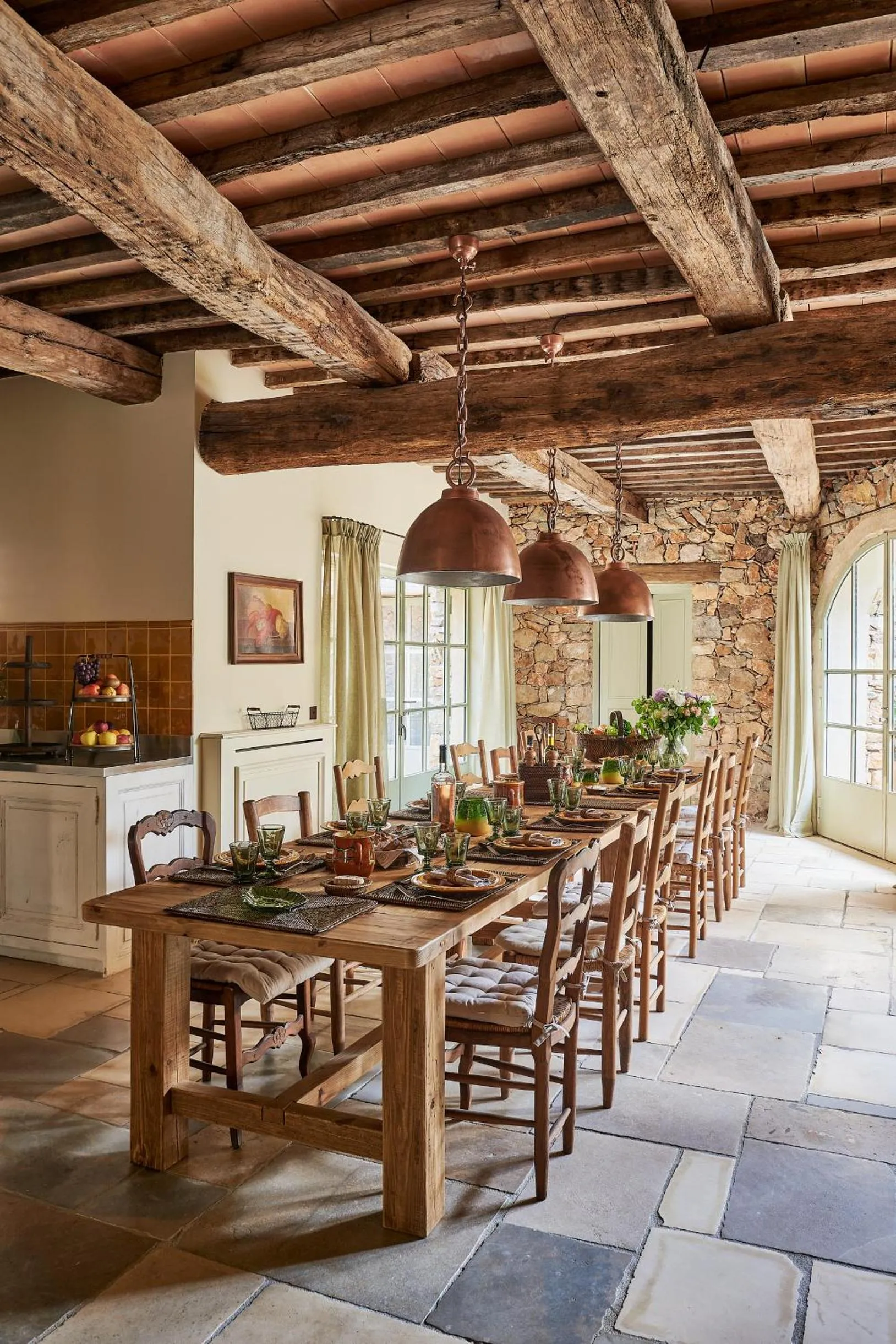 Dining area in Château de Berne