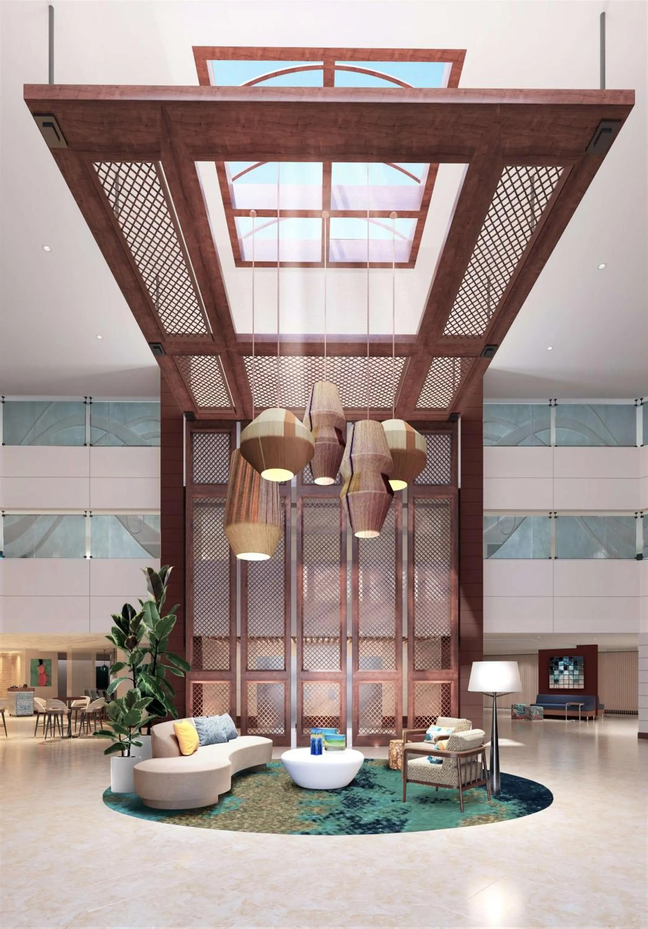 Lobby or reception in DoubleTree Suites by Hilton Orlando at Disney Springs