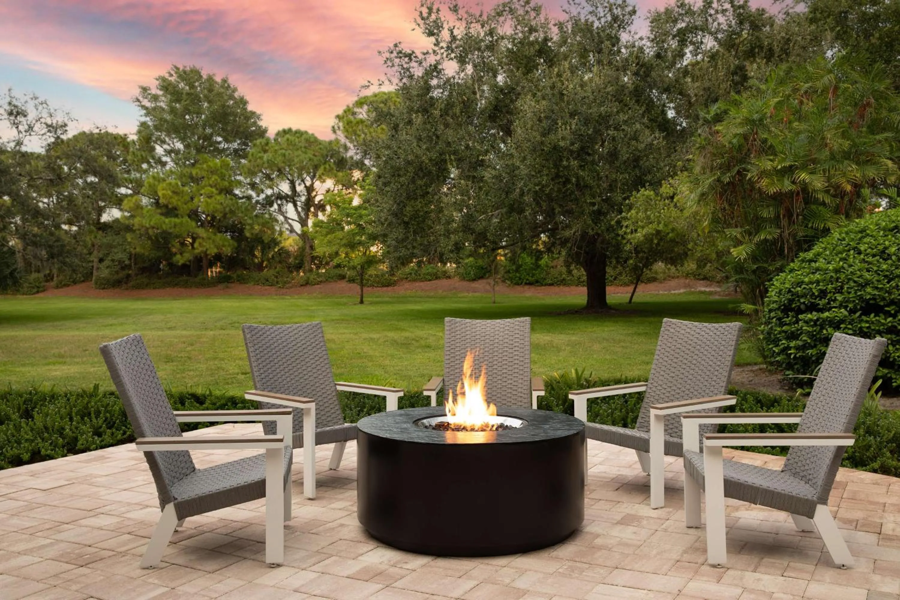 Patio in DoubleTree Suites by Hilton Orlando at Disney Springs