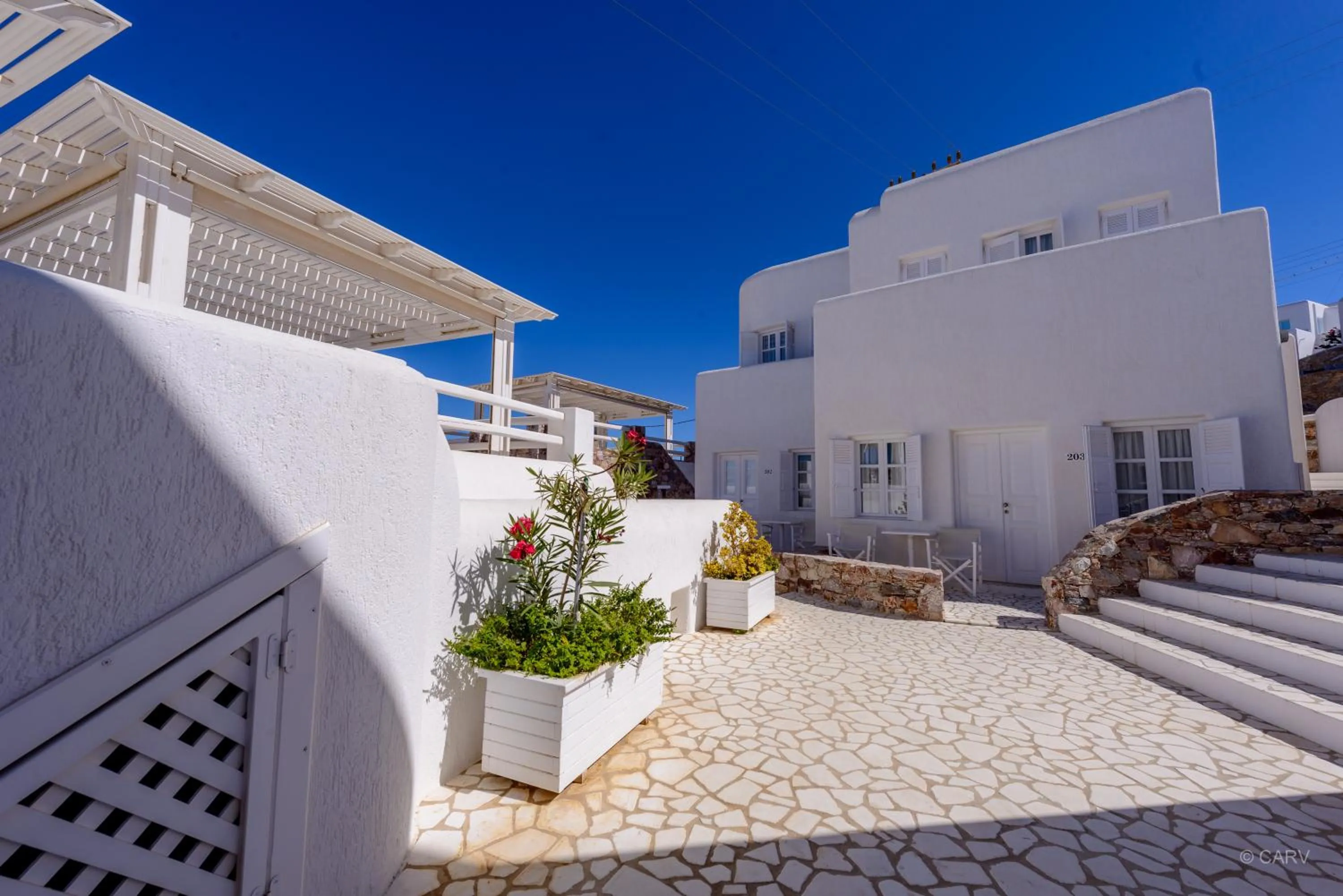 Property building in Aspalathras White Hotel