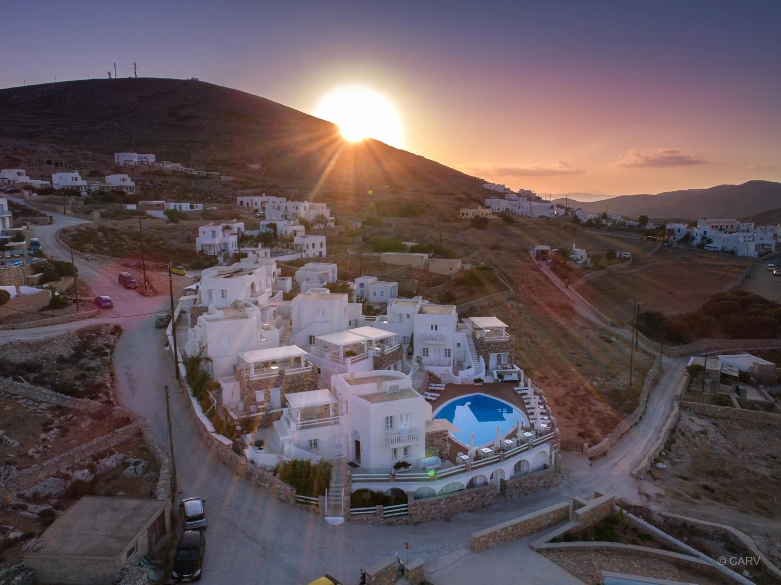 Bird's eye view in Aspalathras White Hotel