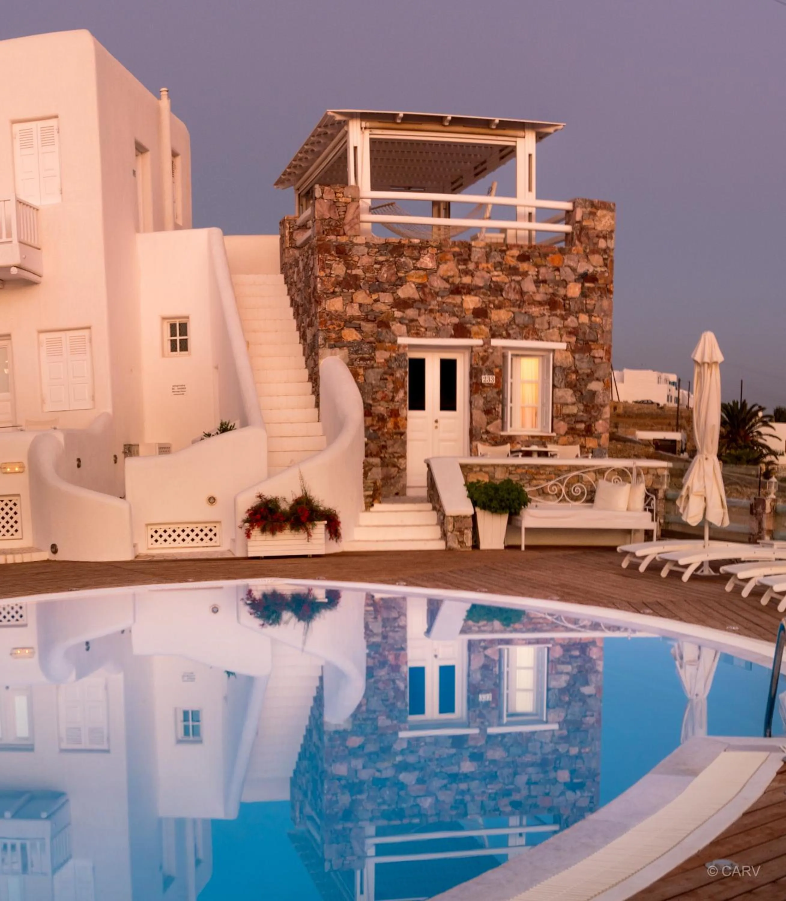 Floor plan in Aspalathras White Hotel