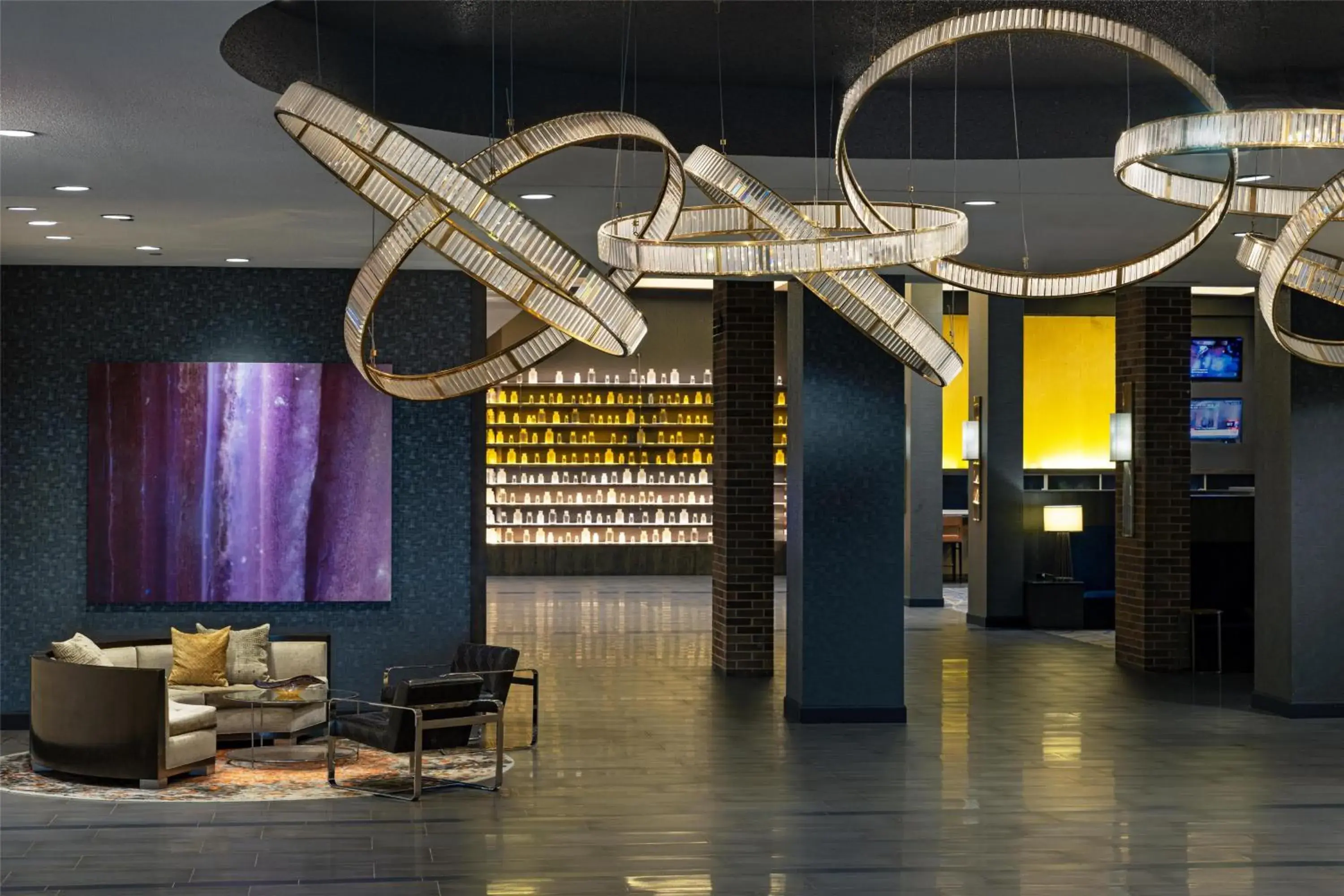 Lobby or reception in Hilton Parsippany Lobby or reception in Hilton Parsippany