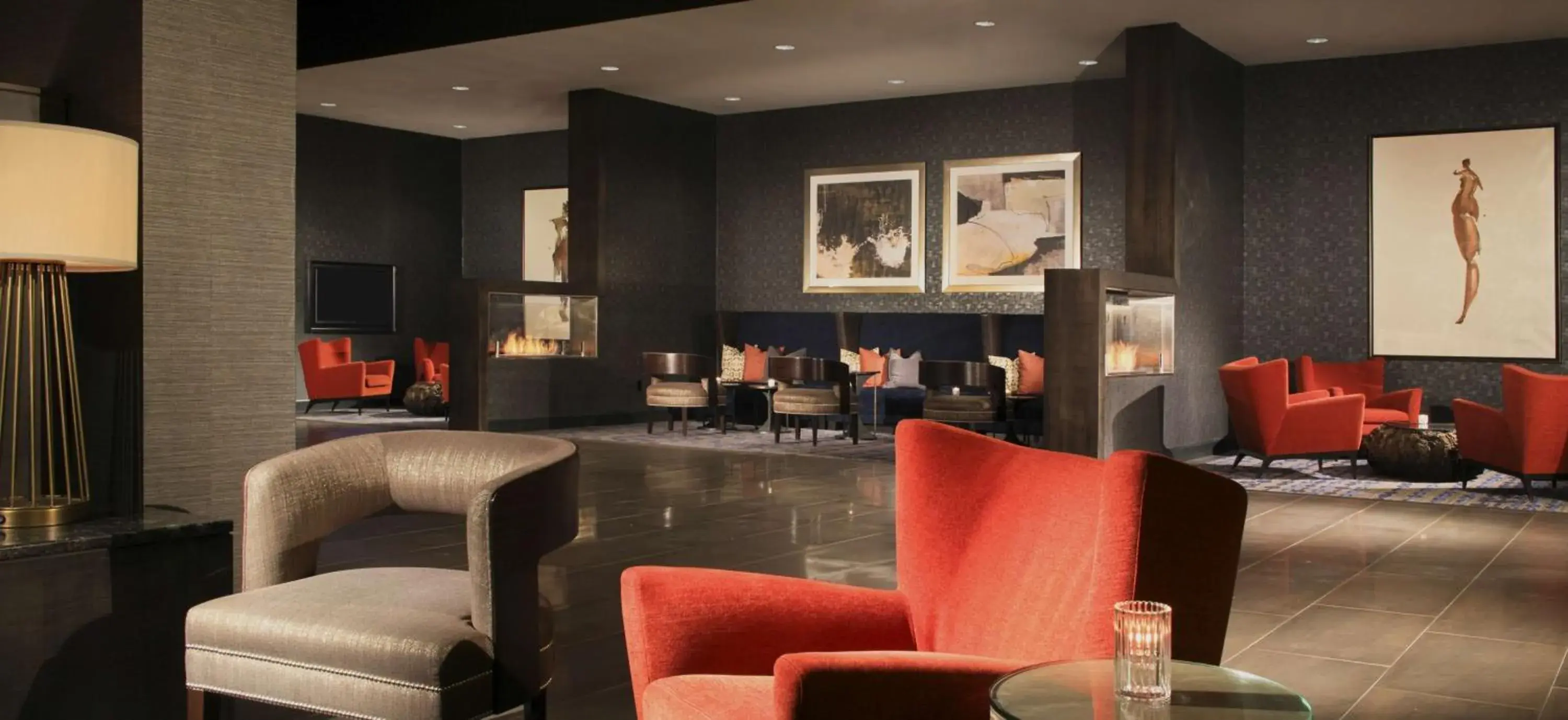Lobby or reception in Hilton Parsippany Lobby or reception in Hilton Parsippany