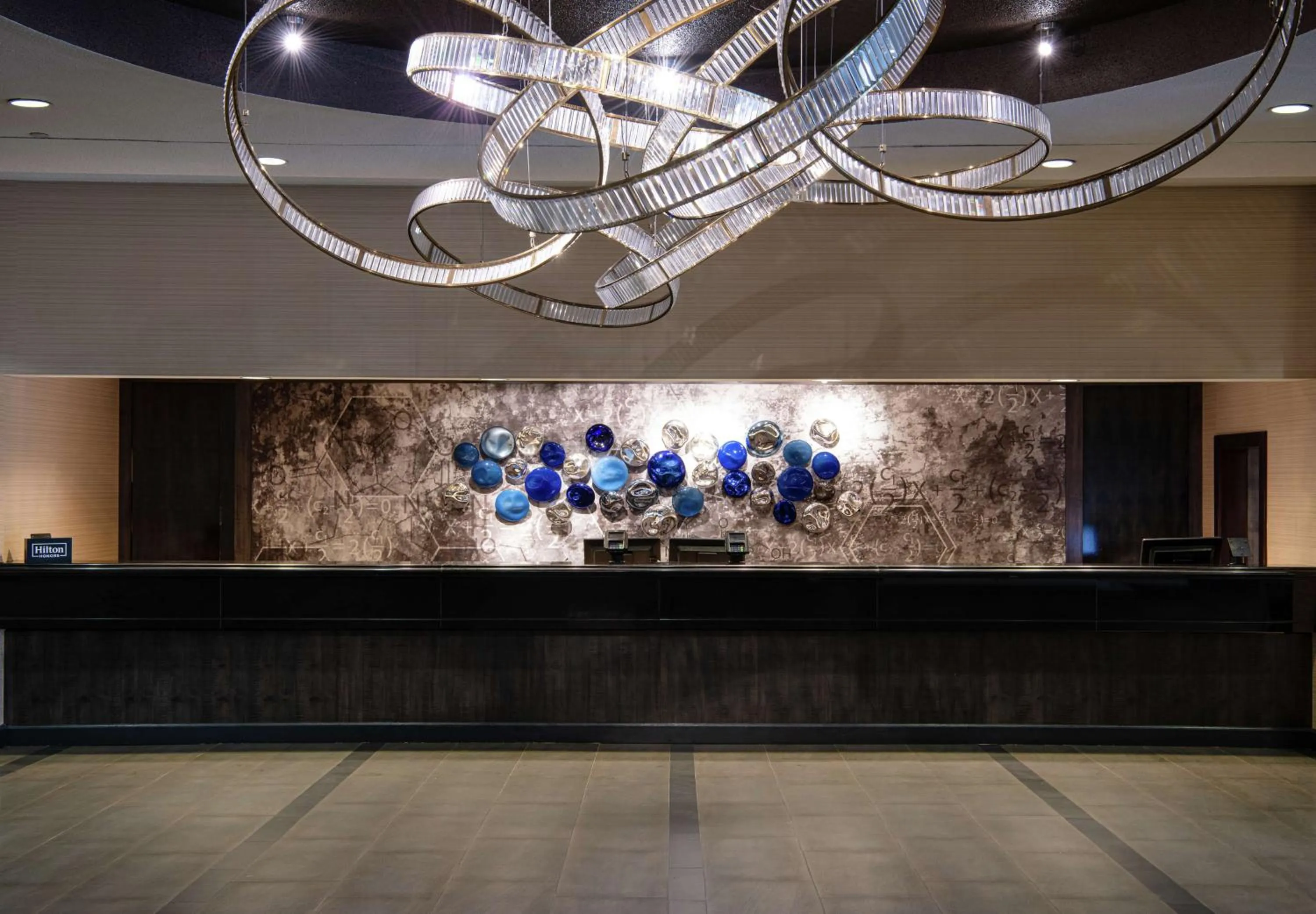 Lobby or reception in Hilton Parsippany