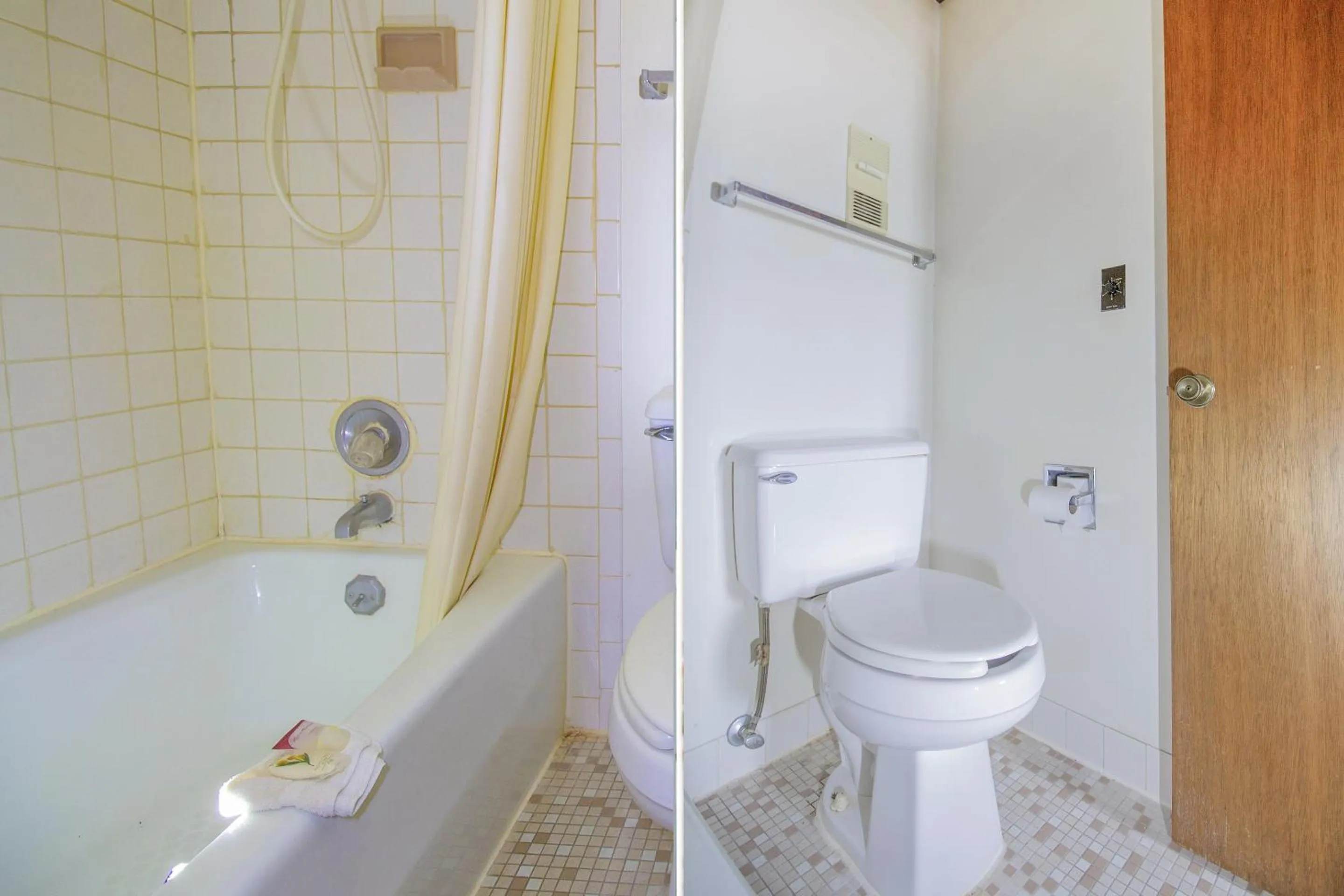 Bathroom in HomeTown Inn By OYO - Liberal, KS