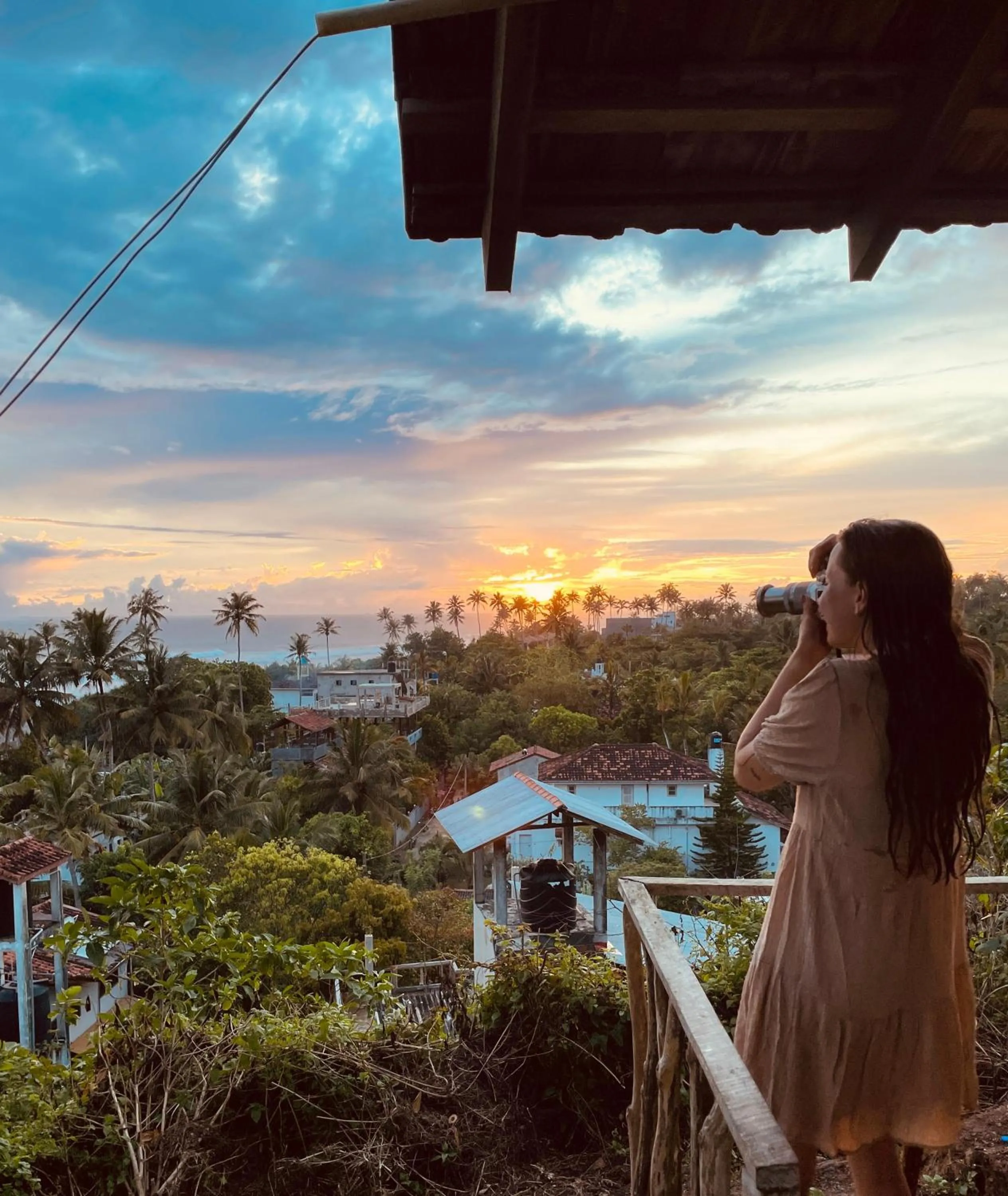 Natural landscape in Sky Mountain Café with seaview