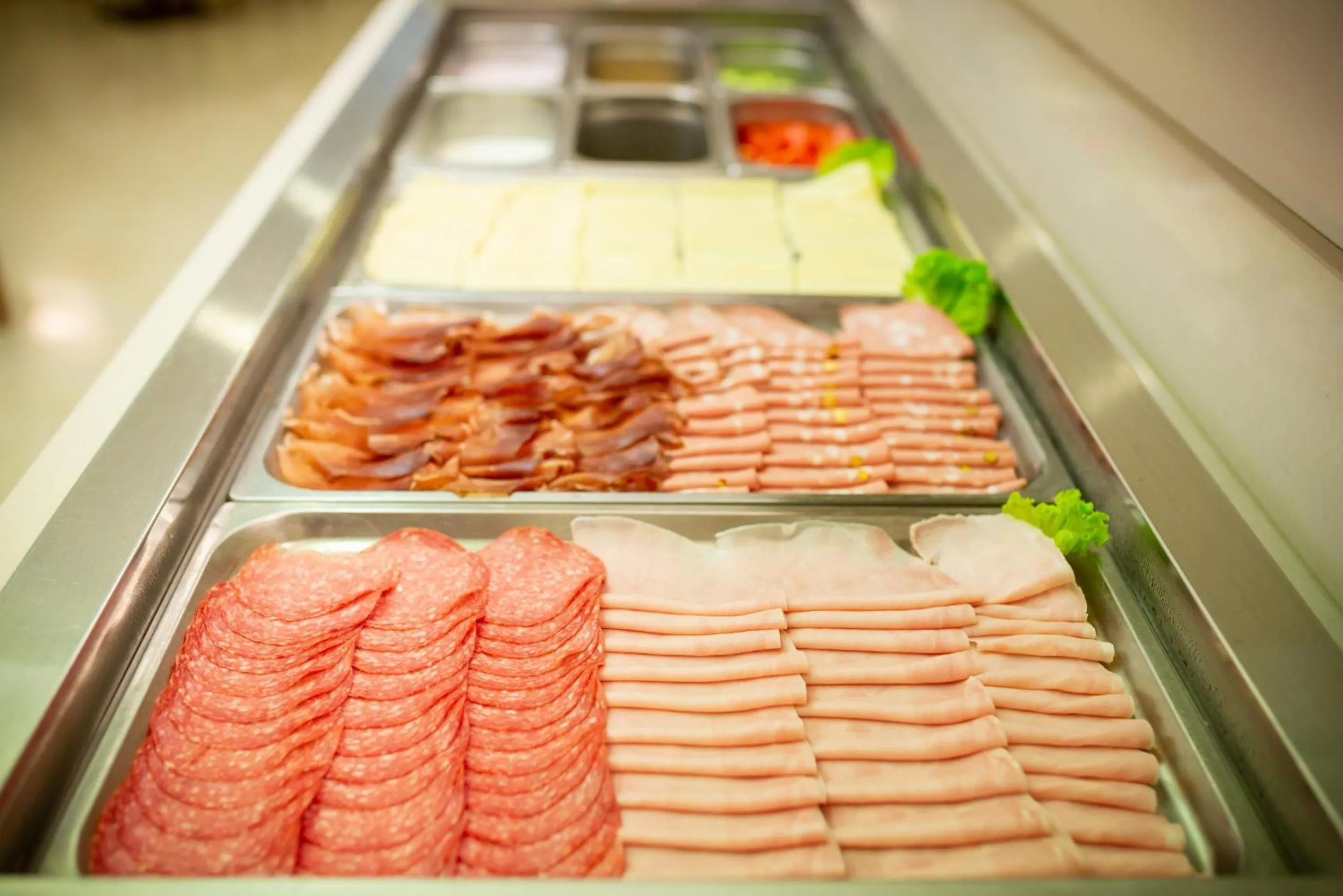 Buffet breakfast in International Beach Hotel