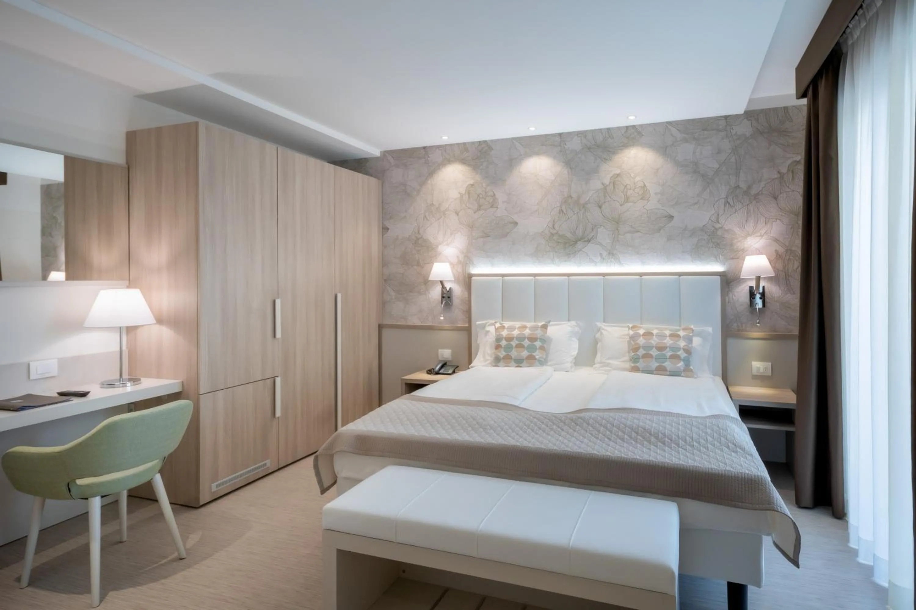 Bed in International Beach Hotel