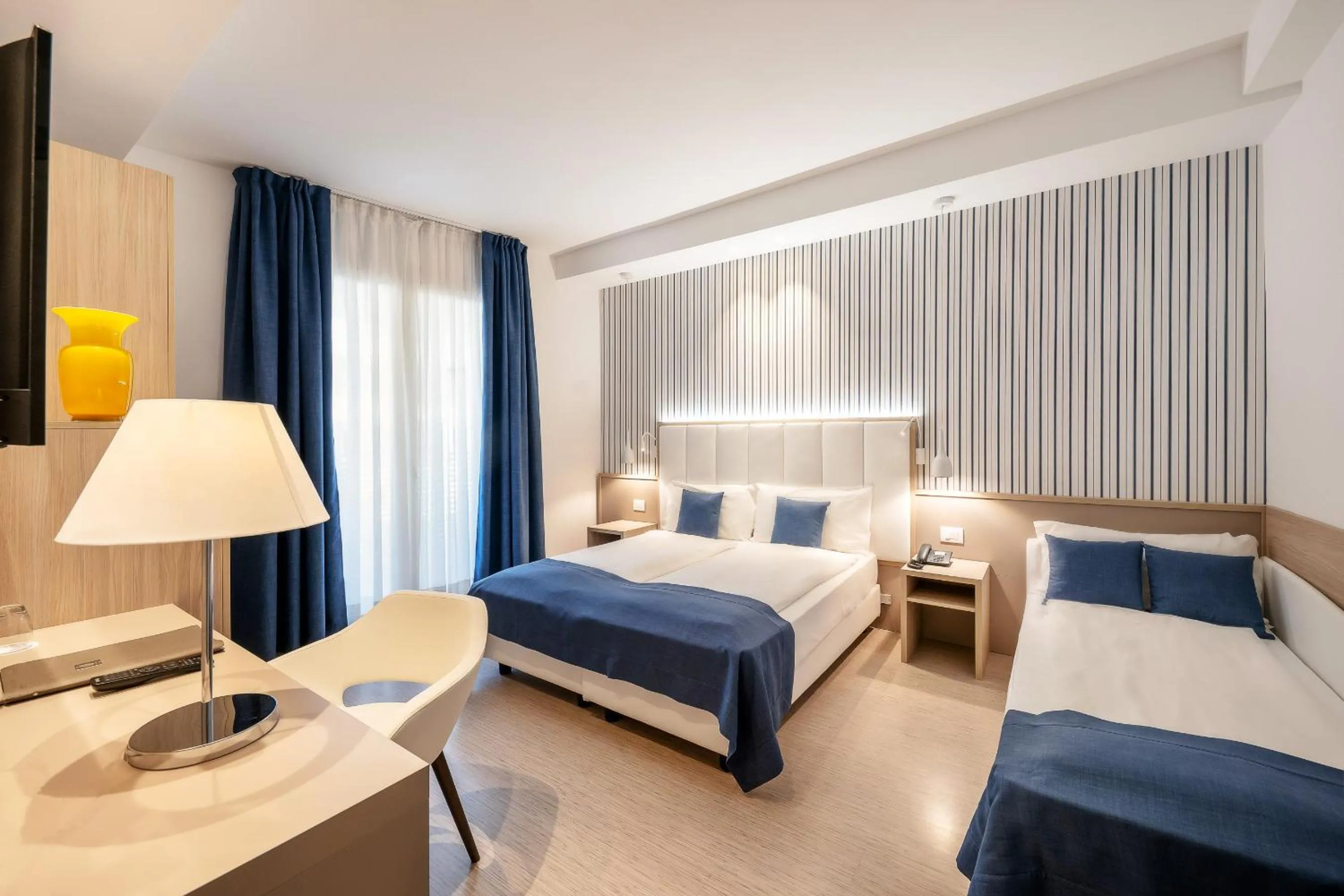 Bed in International Beach Hotel