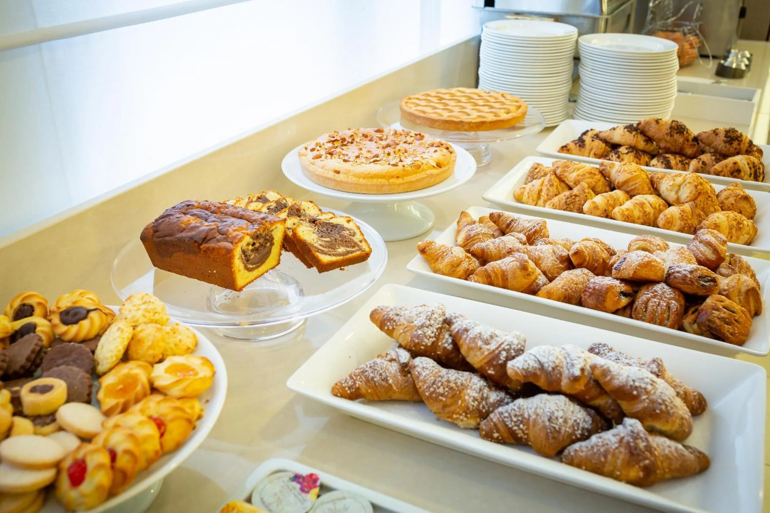 Buffet breakfast in International Beach Hotel