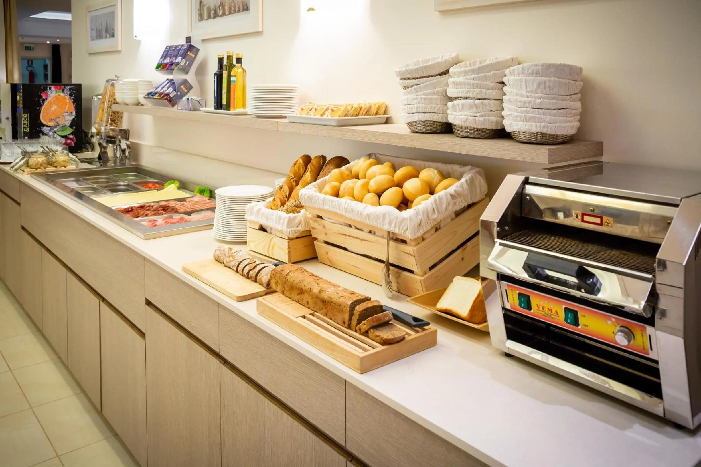 Buffet breakfast in International Beach Hotel