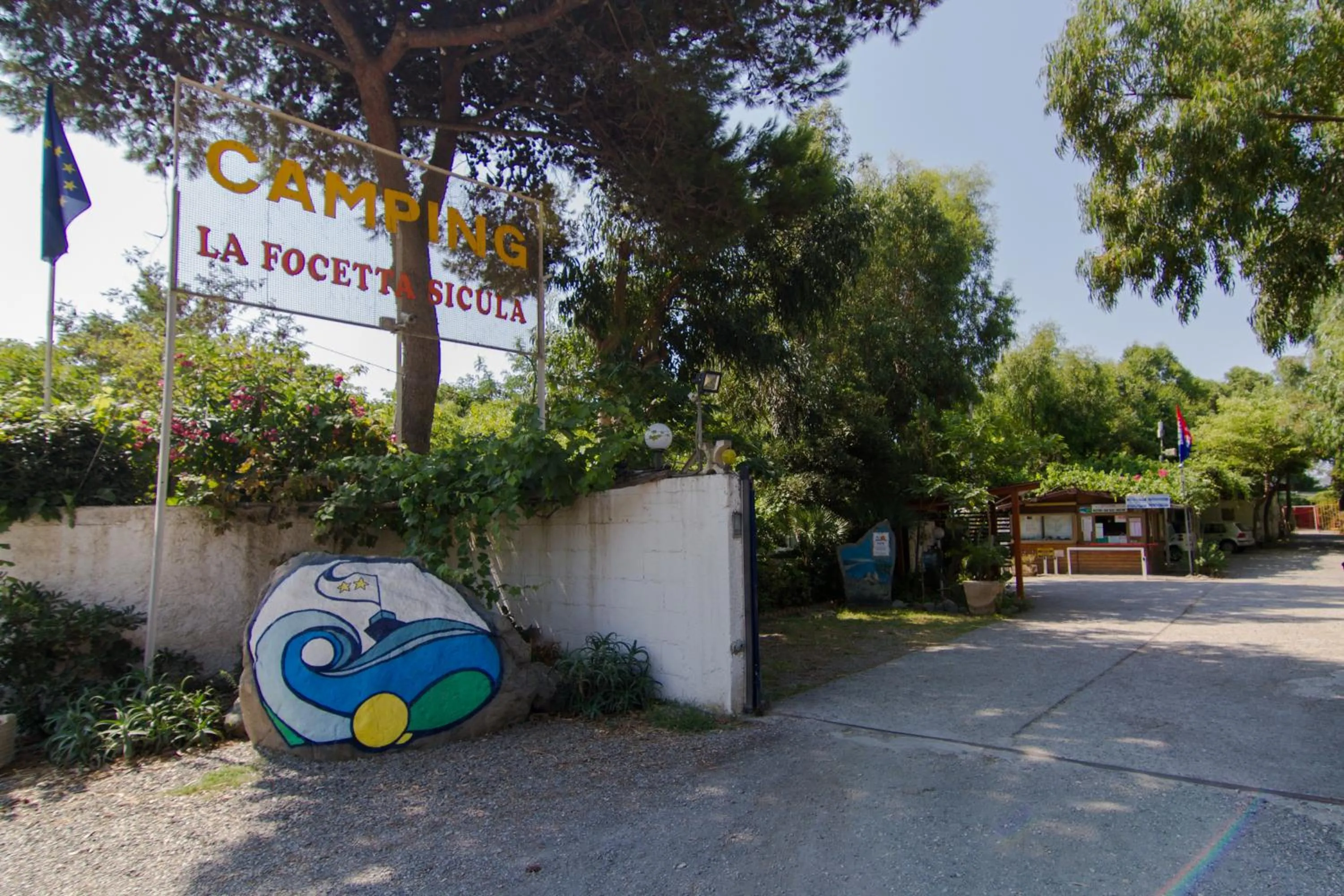 Facade/entrance in Camping La Focetta Sicula