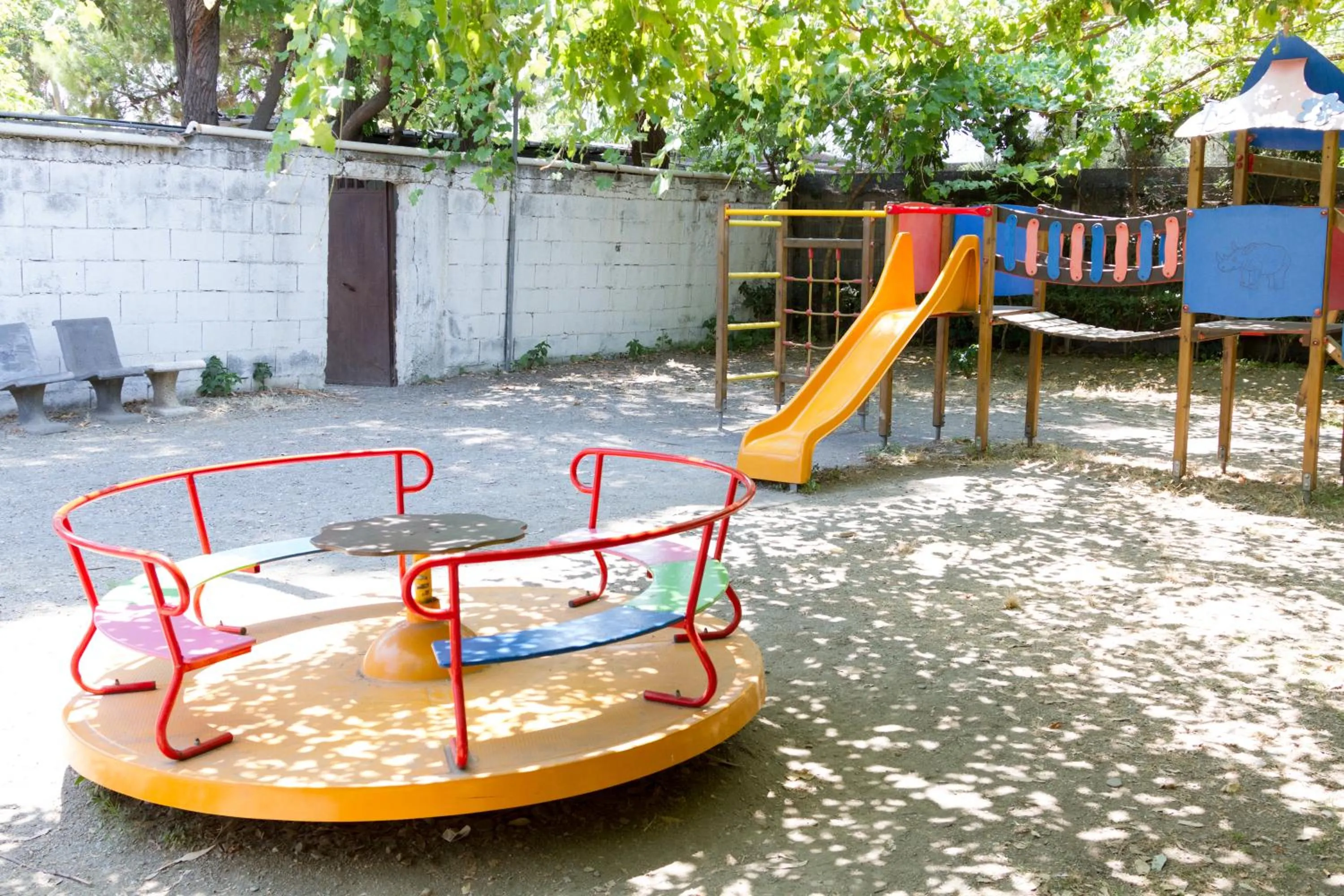 Children play ground in Camping La Focetta Sicula