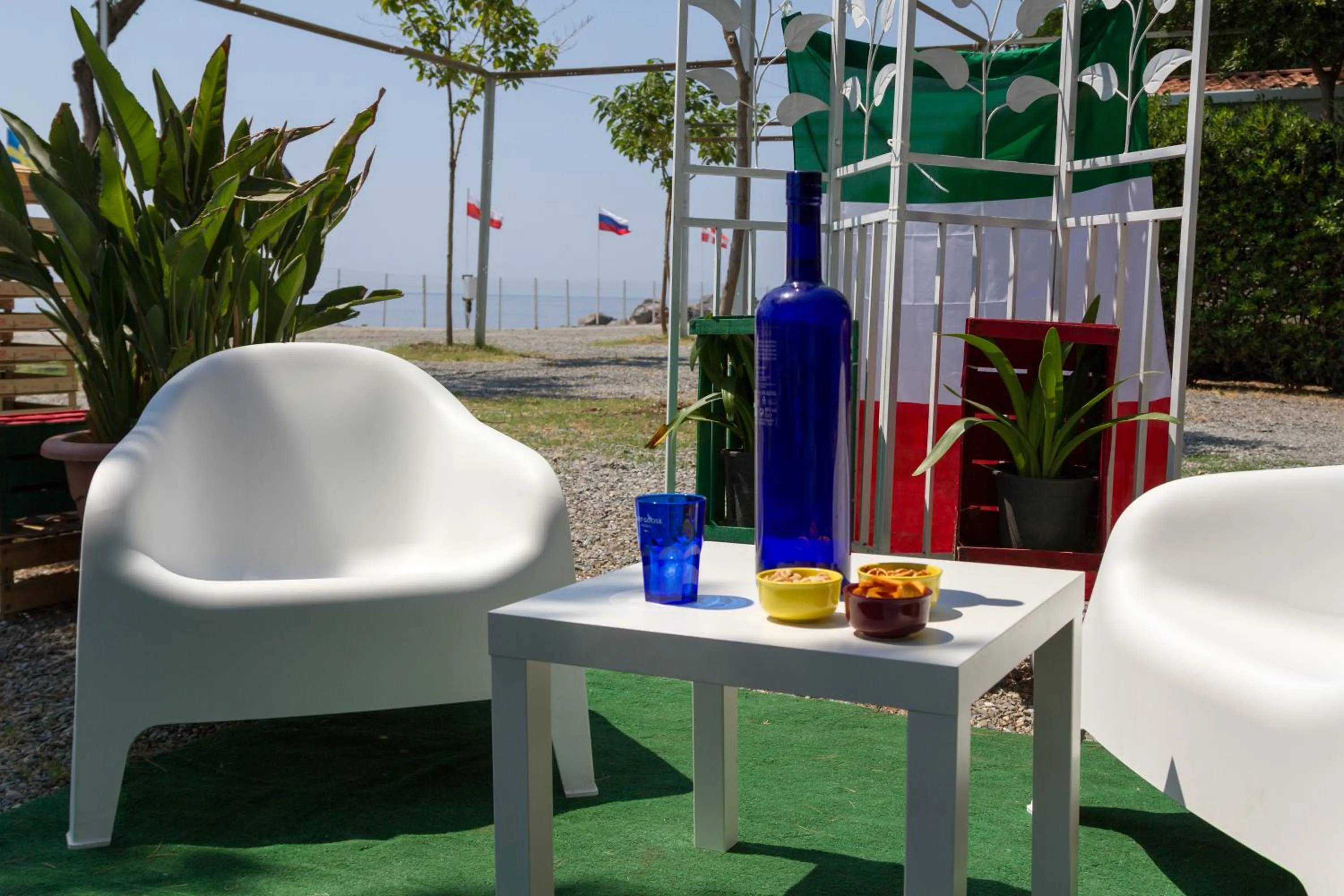 Communal lounge/ TV room in Camping La Focetta Sicula