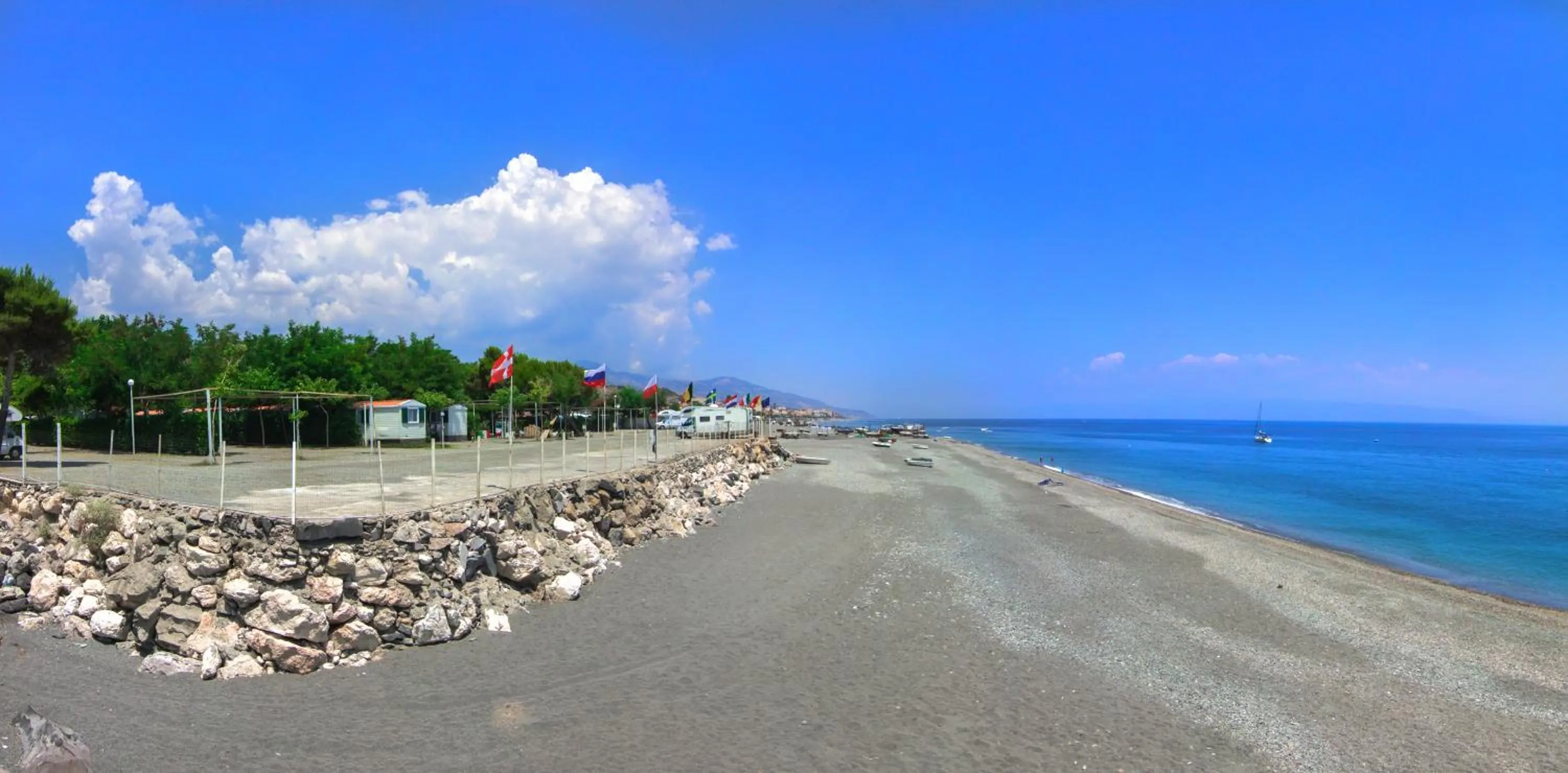 Bird's eye view in Camping La Focetta Sicula