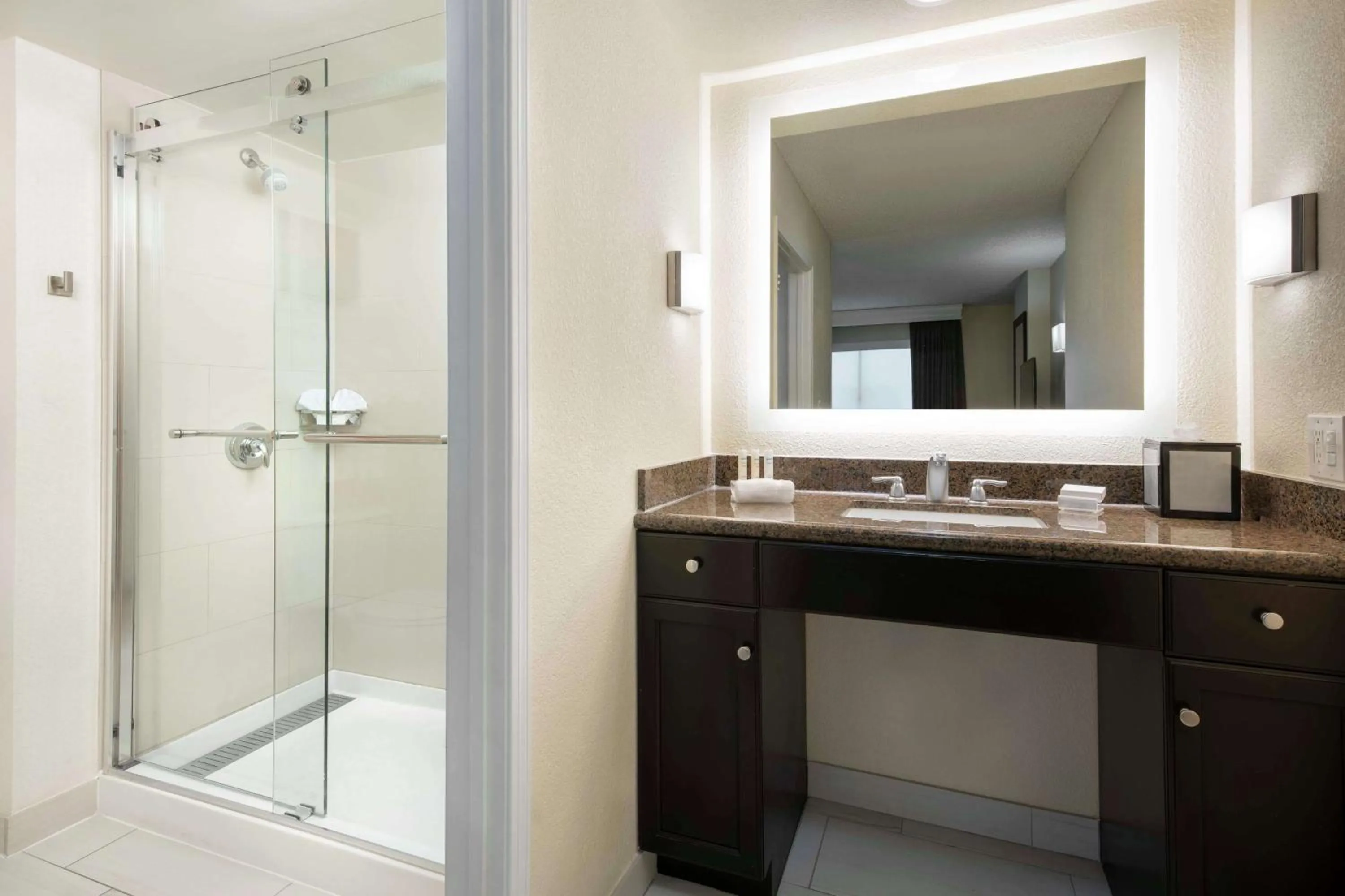 Bathroom in Homewood Suites by Hilton-Anaheim