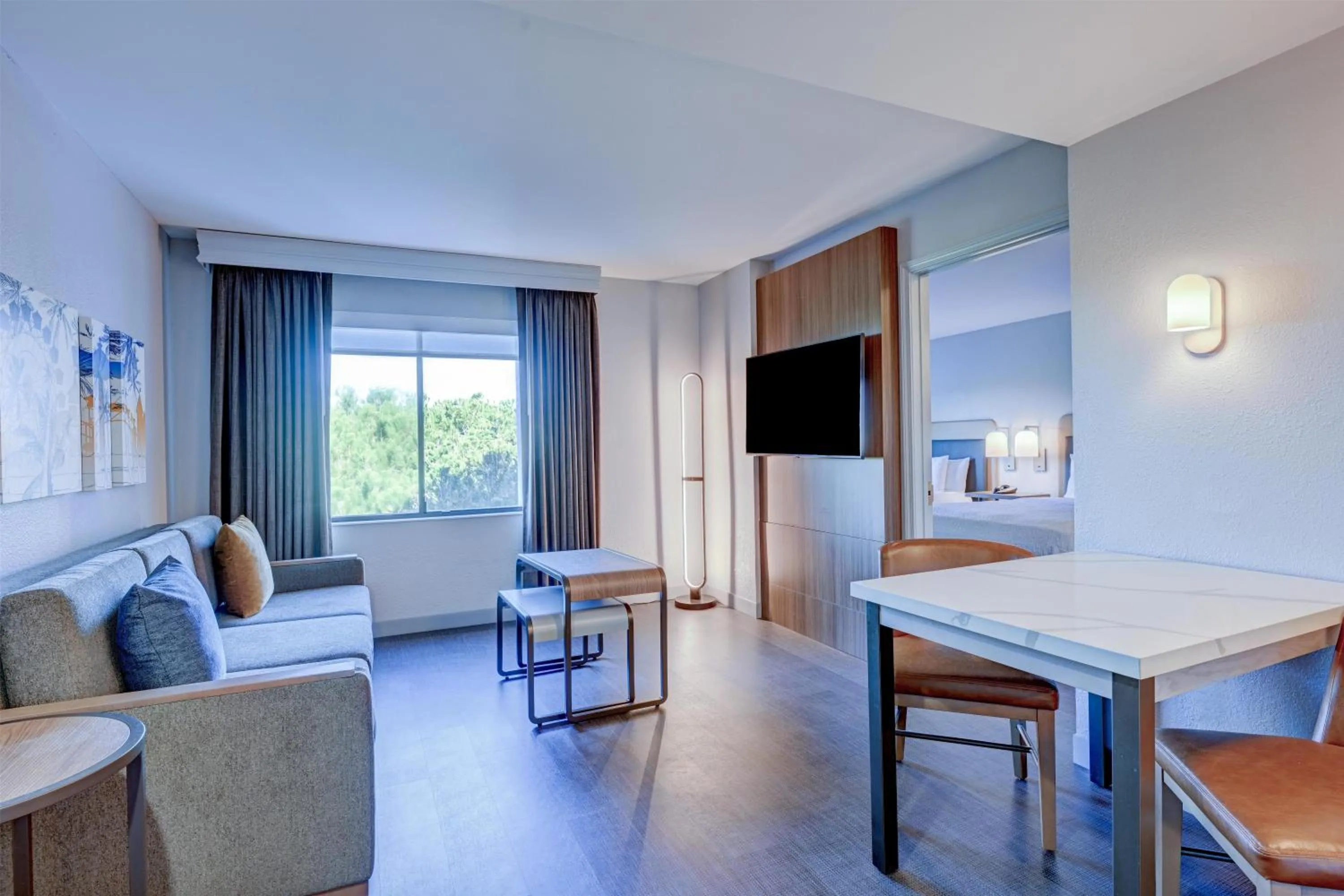 Living room in Homewood Suites by Hilton-Anaheim